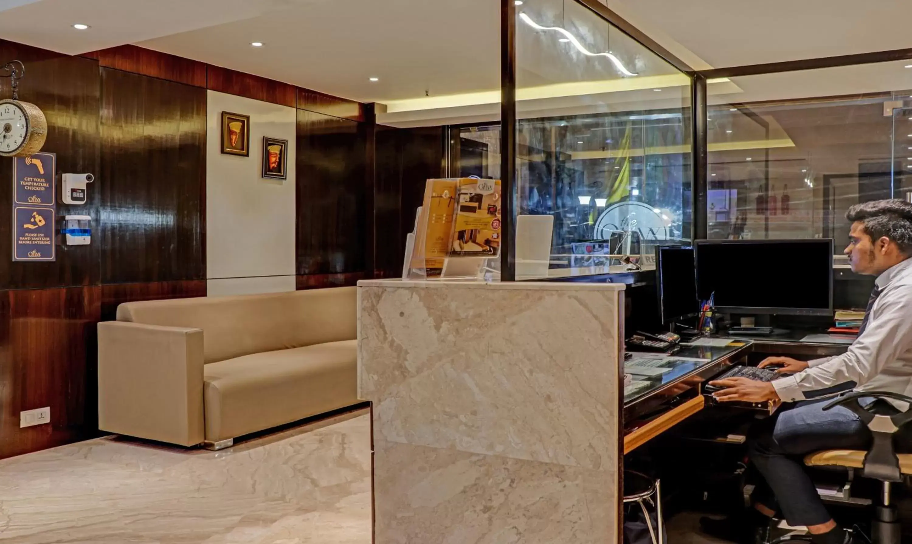 Lobby or reception in The Onyx Hotel Lobby or reception in The Onyx Hotel