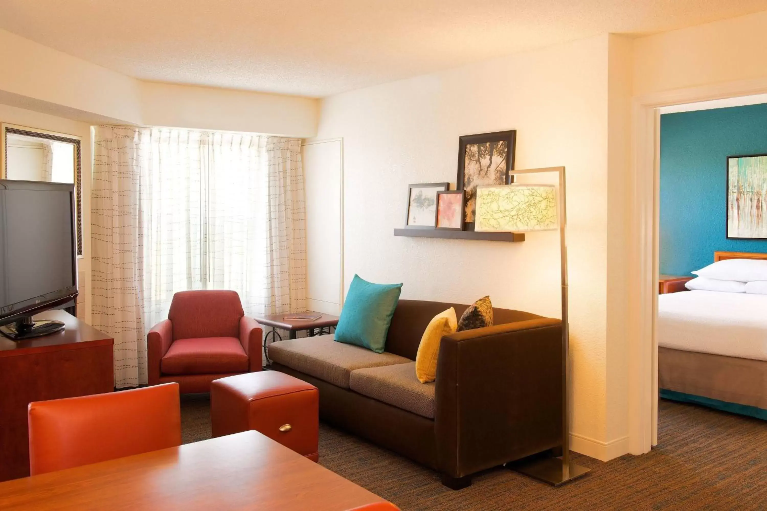 Living room, Seating Area in Residence Inn by Marriott Evansville East