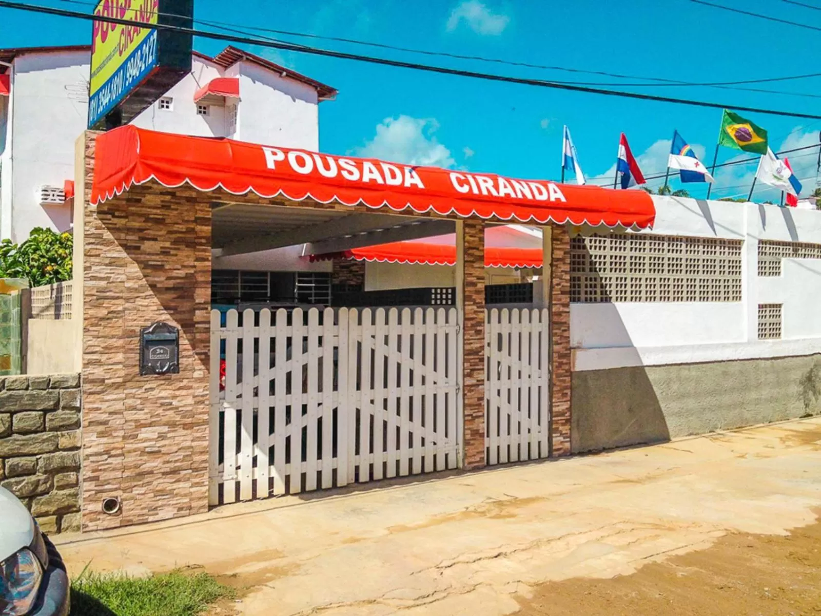 Facade/entrance in Pousada Ciranda