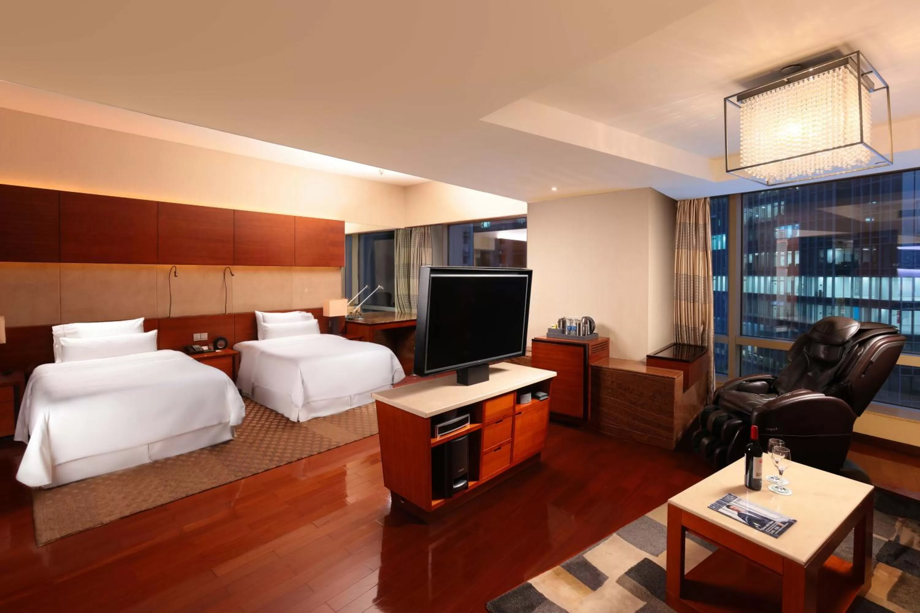 TV and multimedia, Bed in The Westin Guangzhou