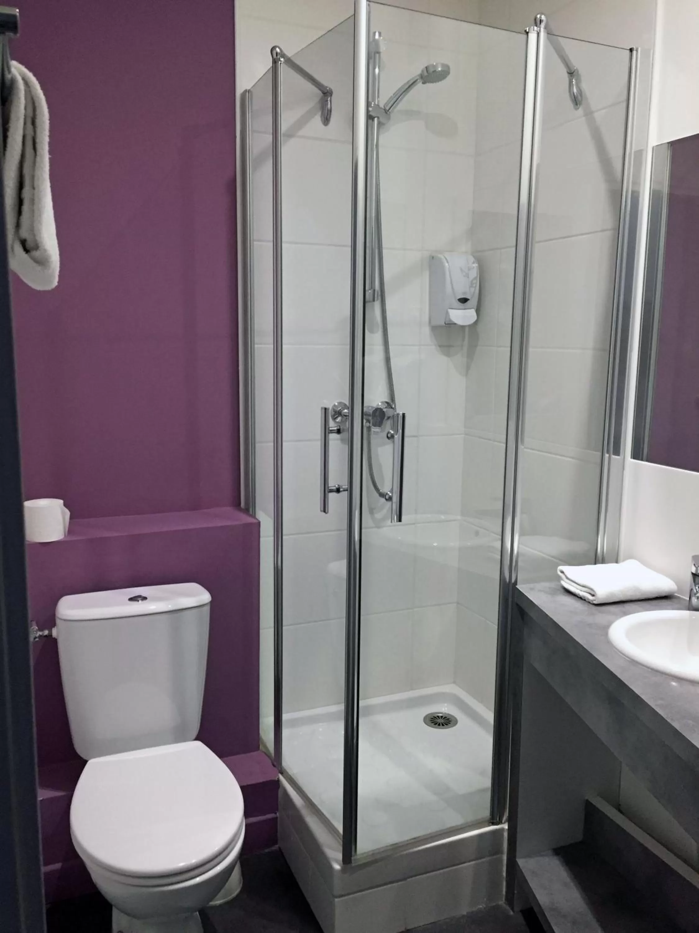 Shower in Hôtel des Ambassadeurs