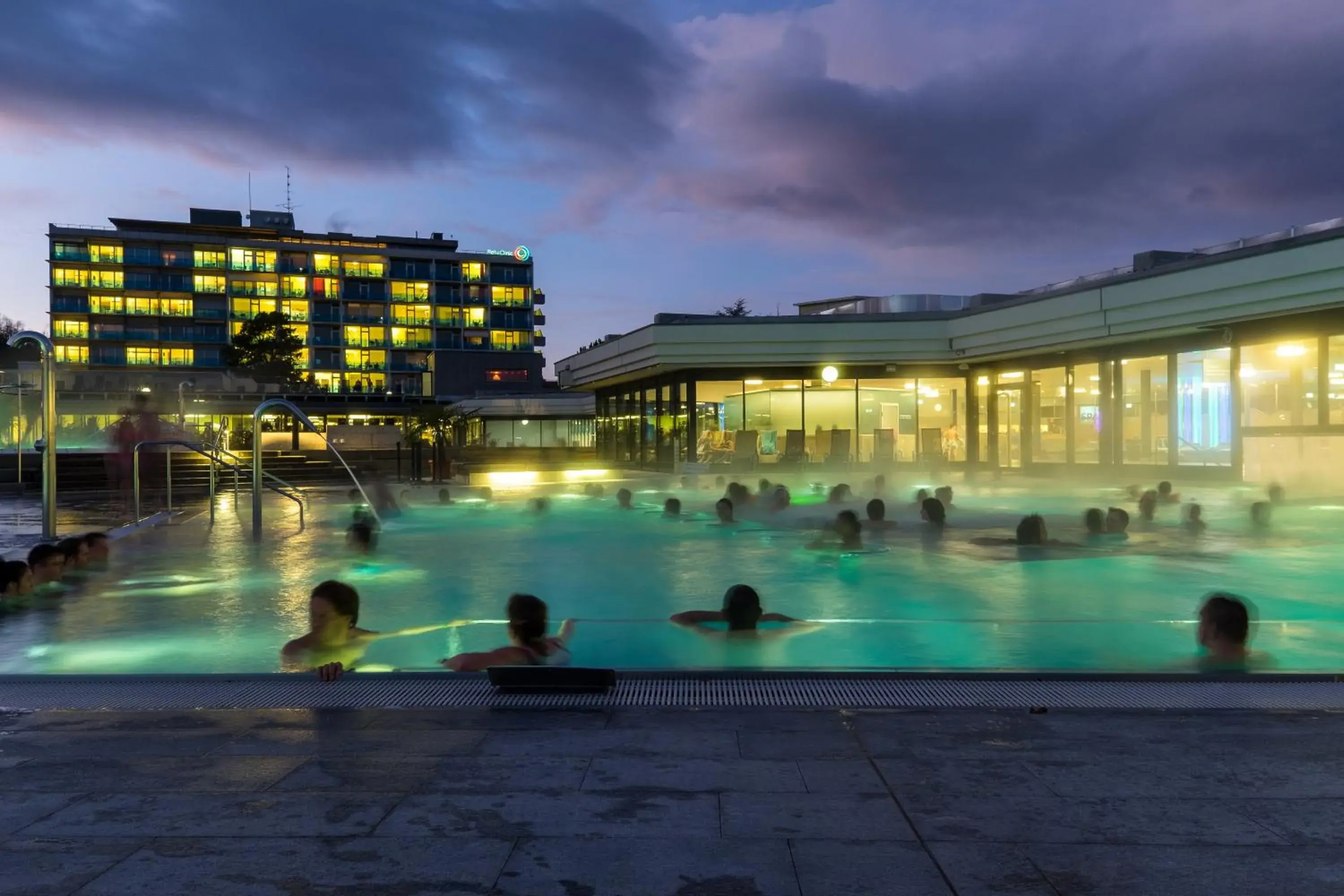 Night, Swimming Pool in VitalBoutique Hotel Zurzacherhof