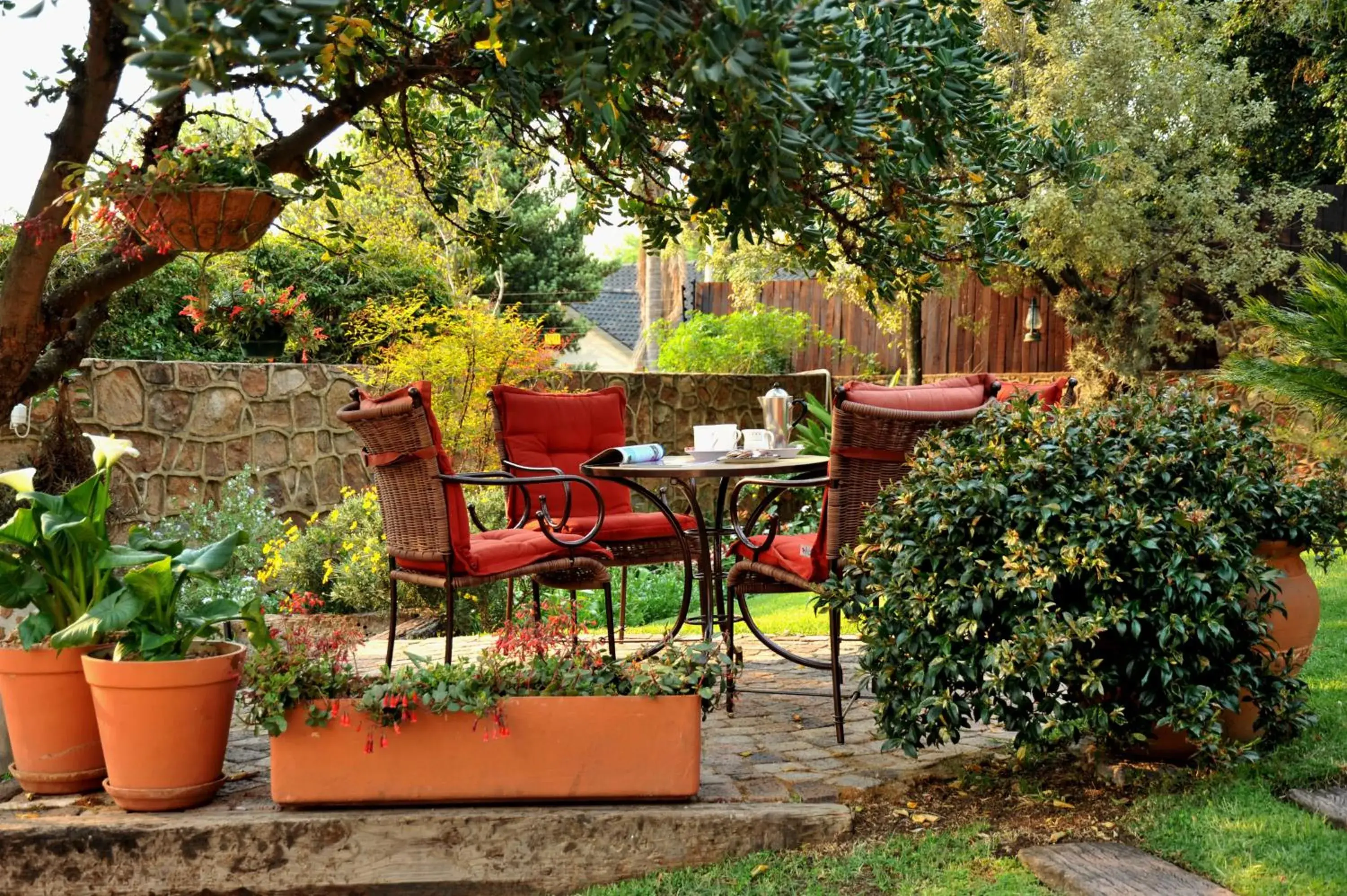 Garden in Claires of Sandton Luxury Guest House