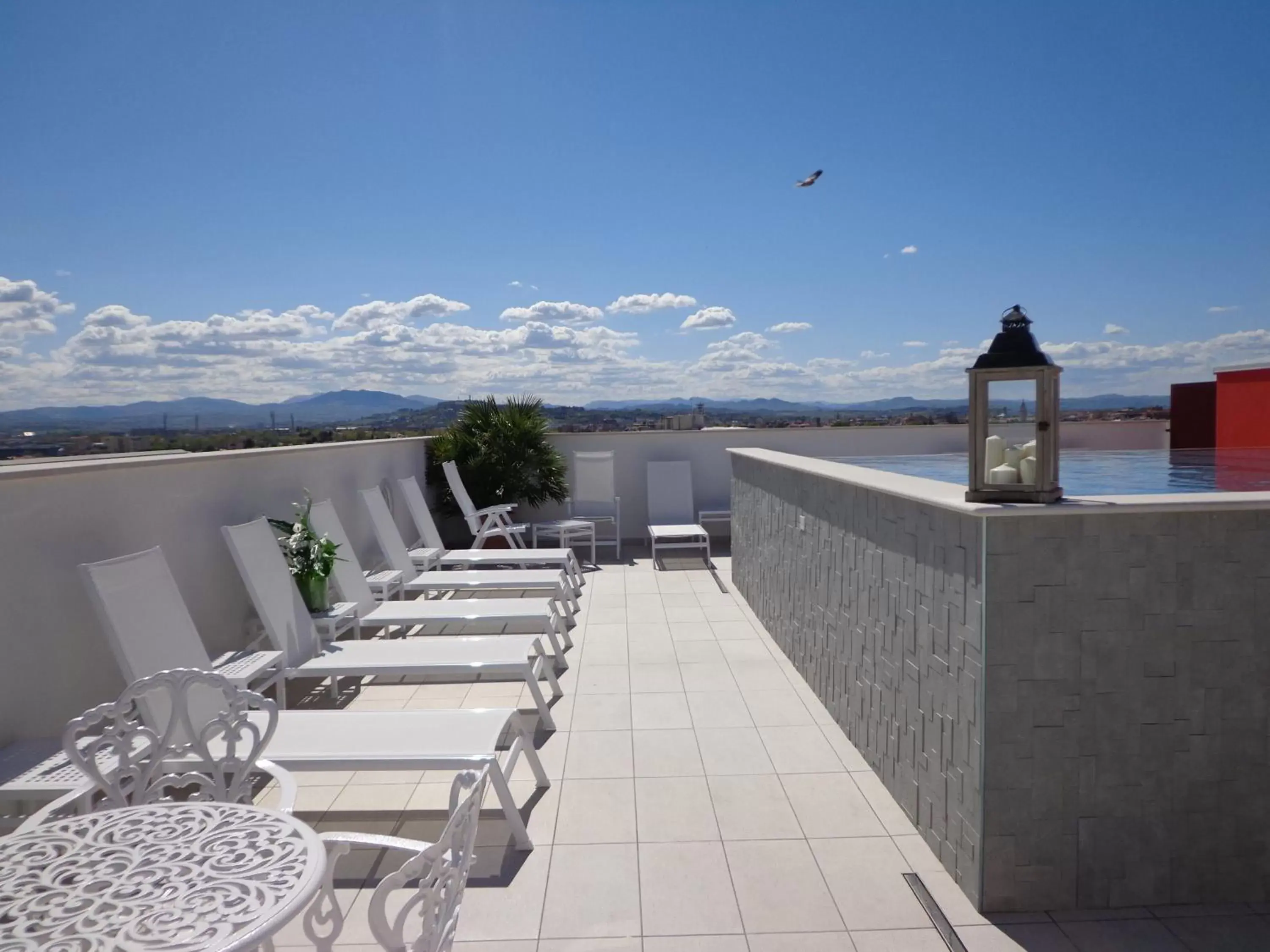 Balcony/Terrace in Erbavoglio Hotel