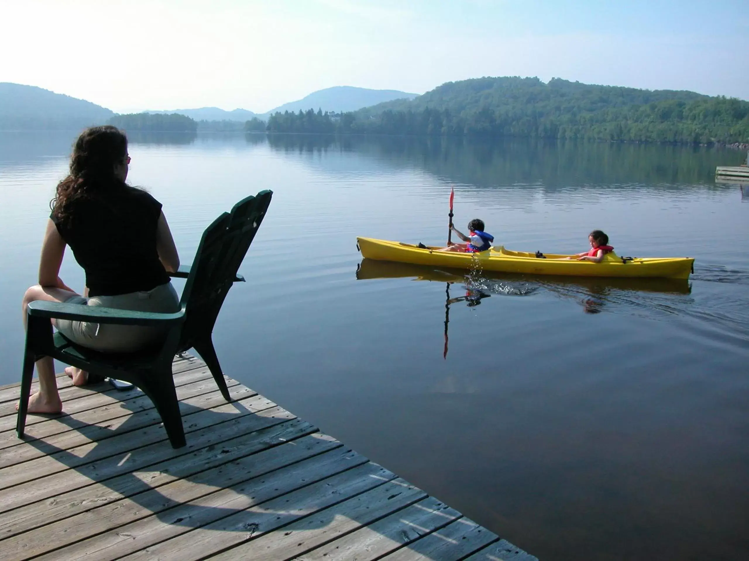 Canoeing in Le Grand Lodge Mont Tremblant