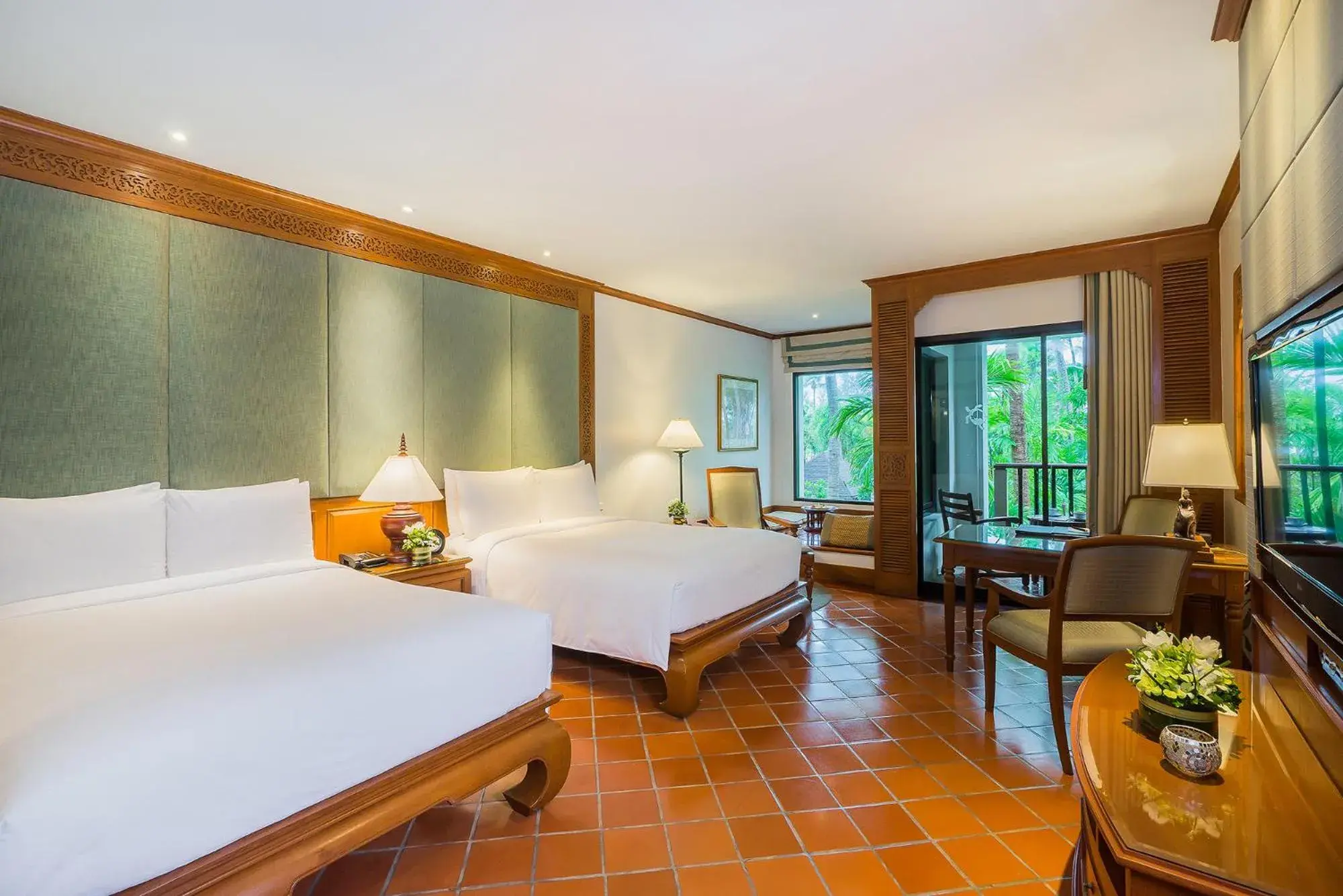 Deluxe Garden Twin, Guest room, 2 Double, Garden view in JW Marriott Phuket Resort and Spa Deluxe Garden Twin, Guest room, 2 Double, Garden view in JW Marriott Phuket Resort and Spa