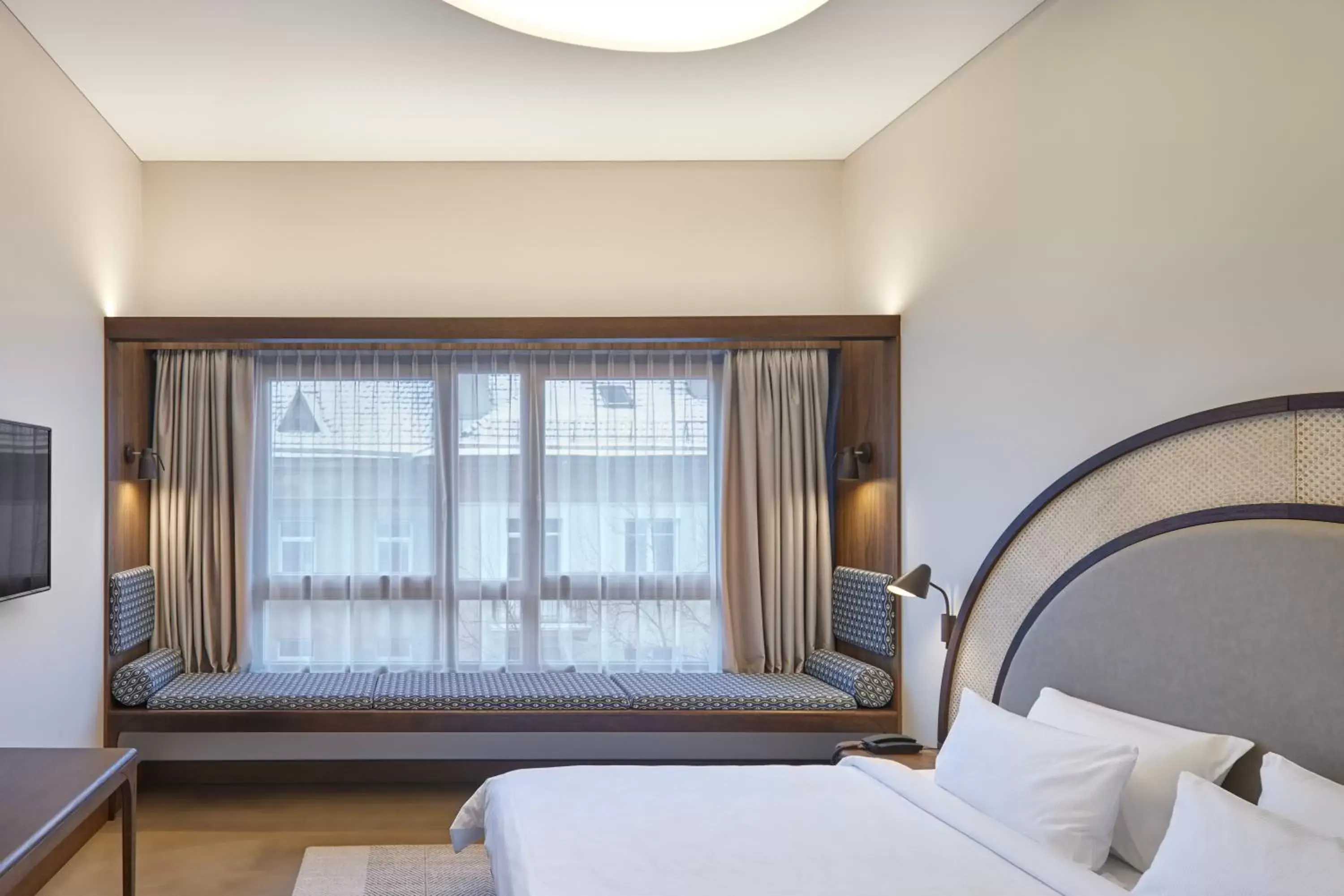 Bedroom, Bed in Neringa Hotel