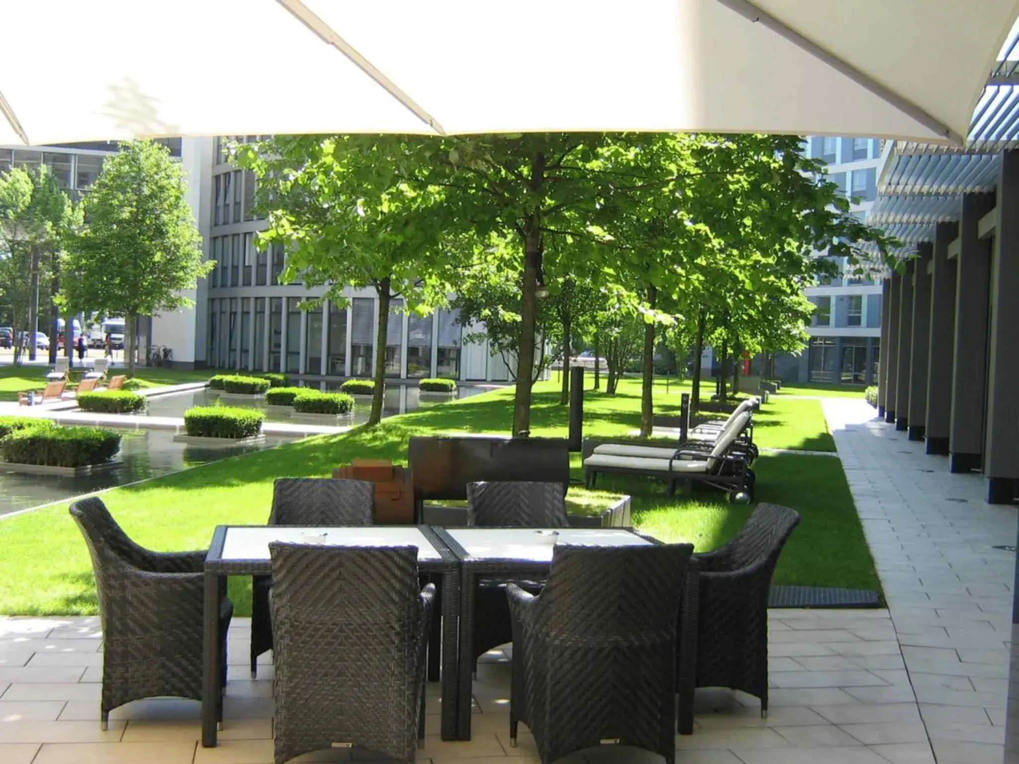 Garden in Radisson Blu Hotel, Cologne