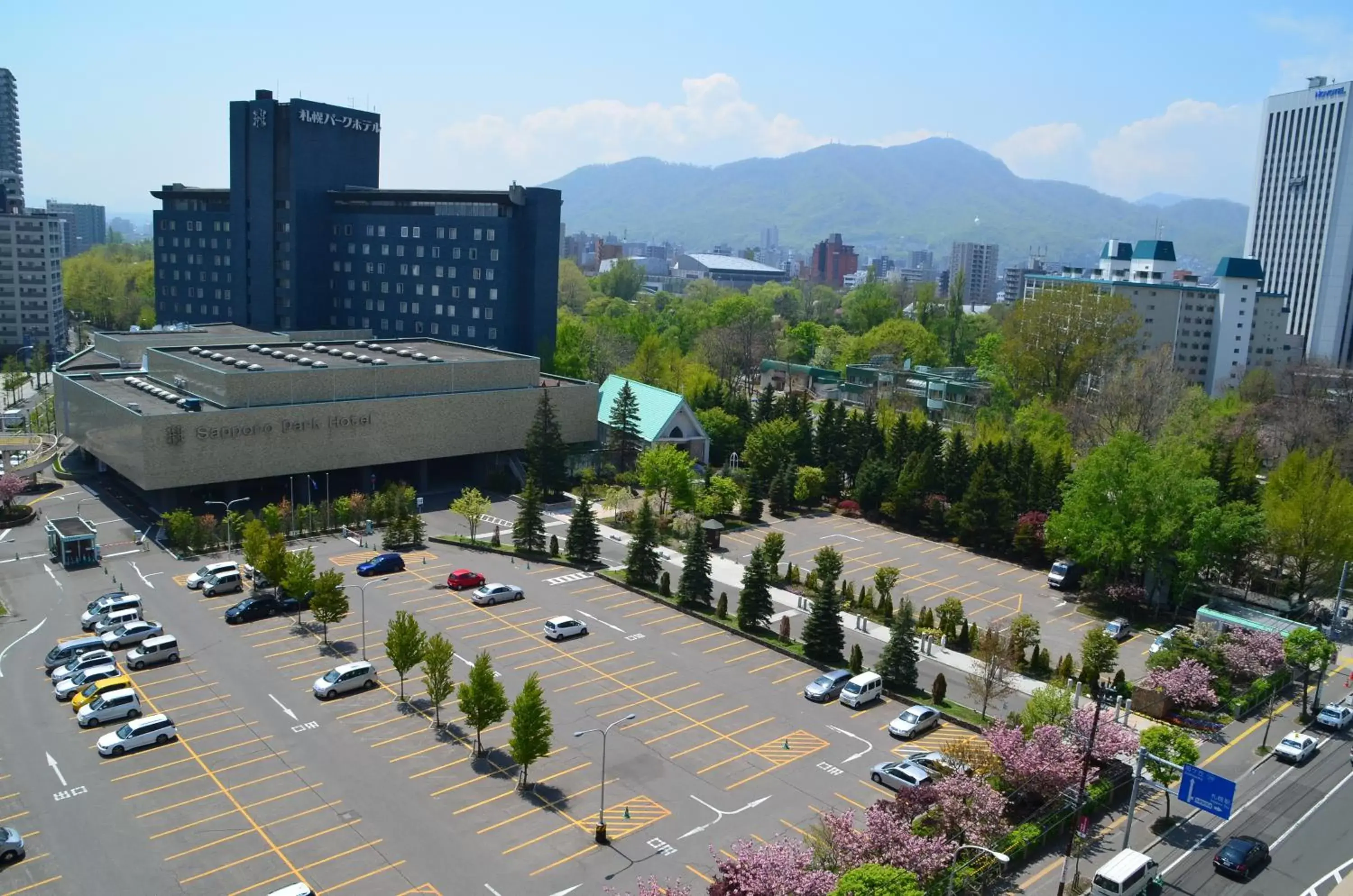 Property building, Bird's-eye View in Sapporo Park Hotel