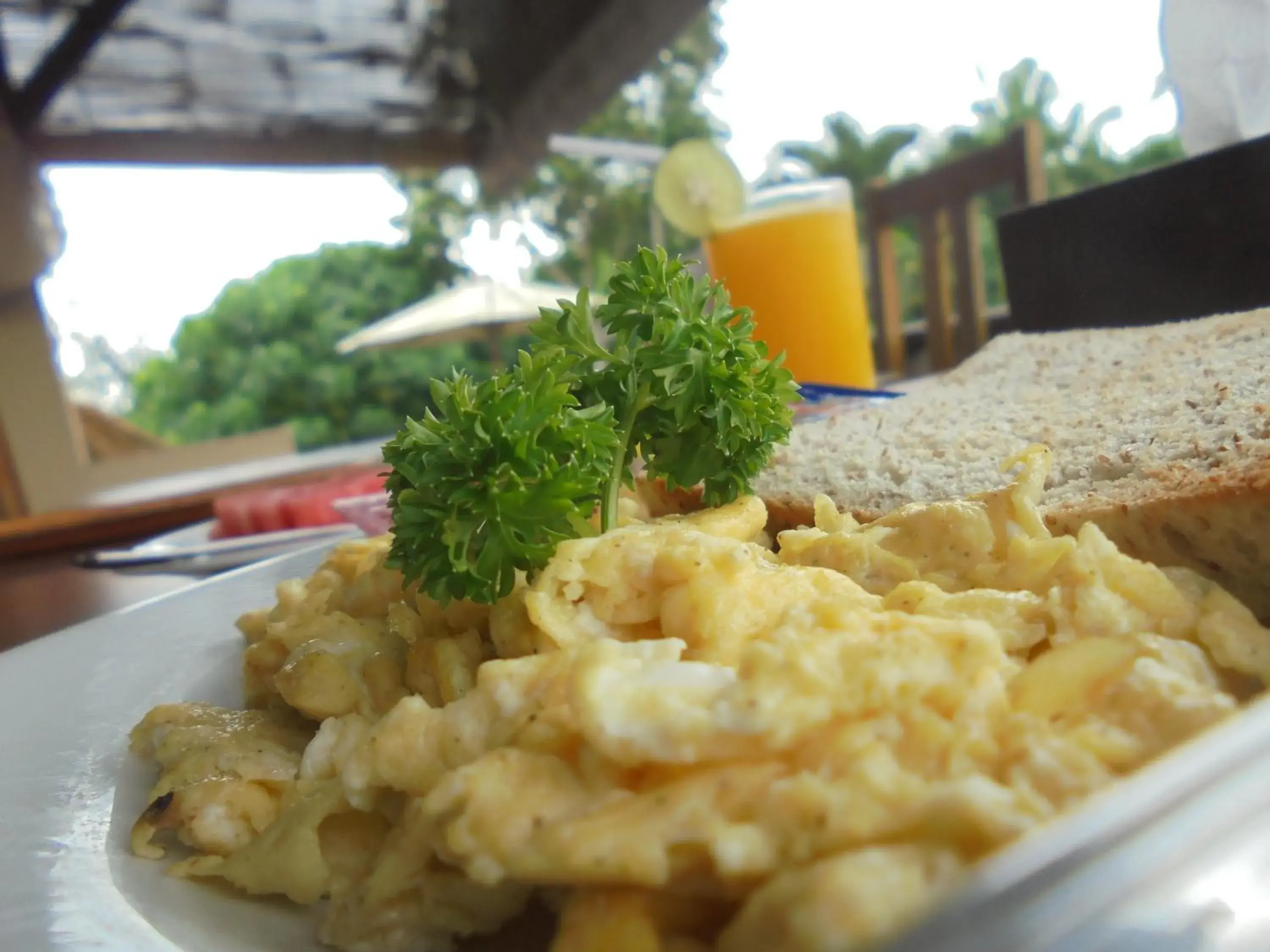 American breakfast in Biyukukung Suite & Spa American breakfast in Biyukukung Suite & Spa