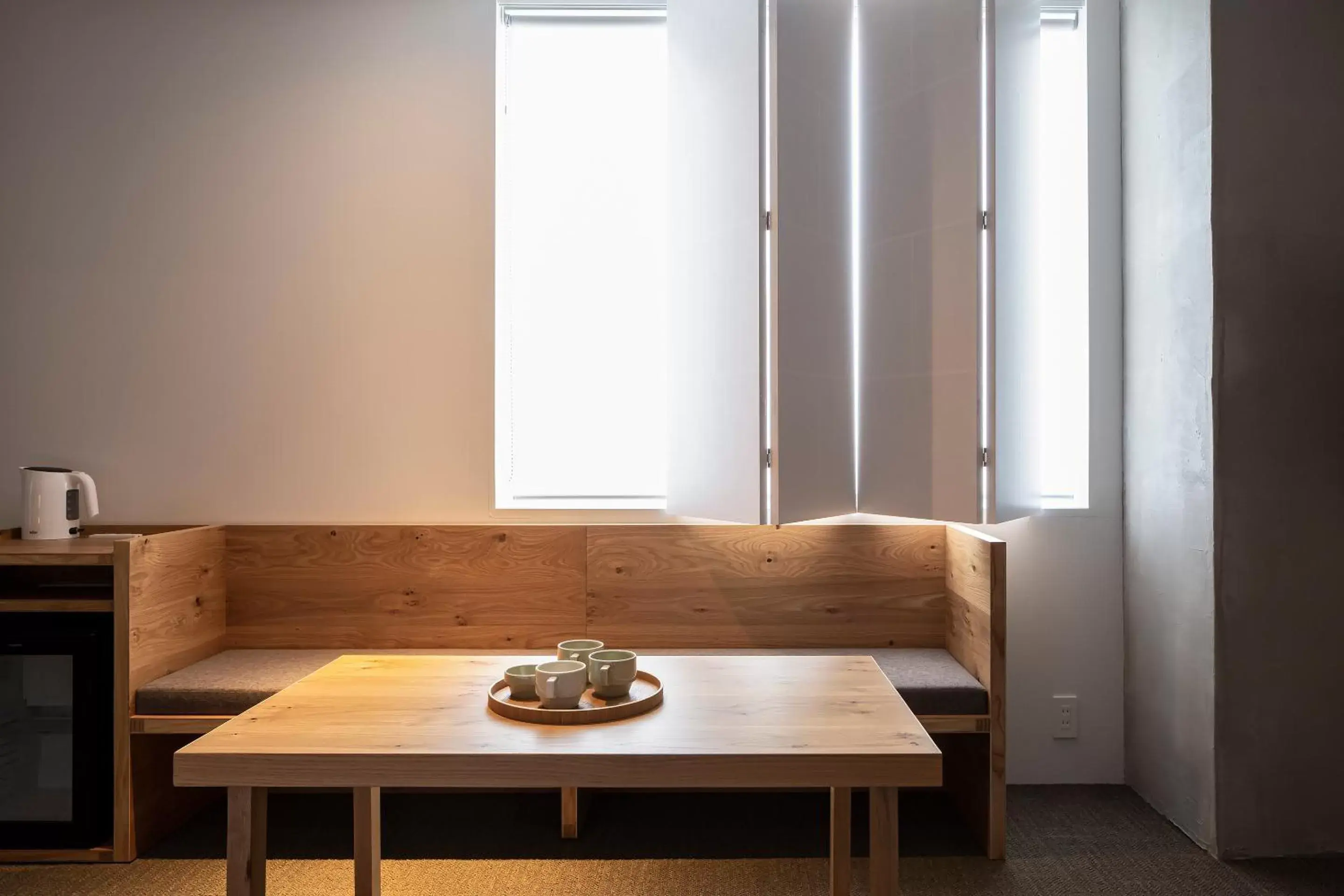 Photo of the whole room, Dining Area in TSUGU Kyoto Sanjo by THE SHARE HOTELS