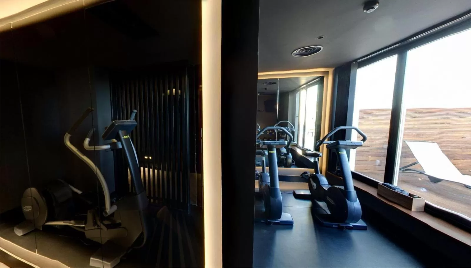 Fitness centre/facilities in El Môderne Hotel