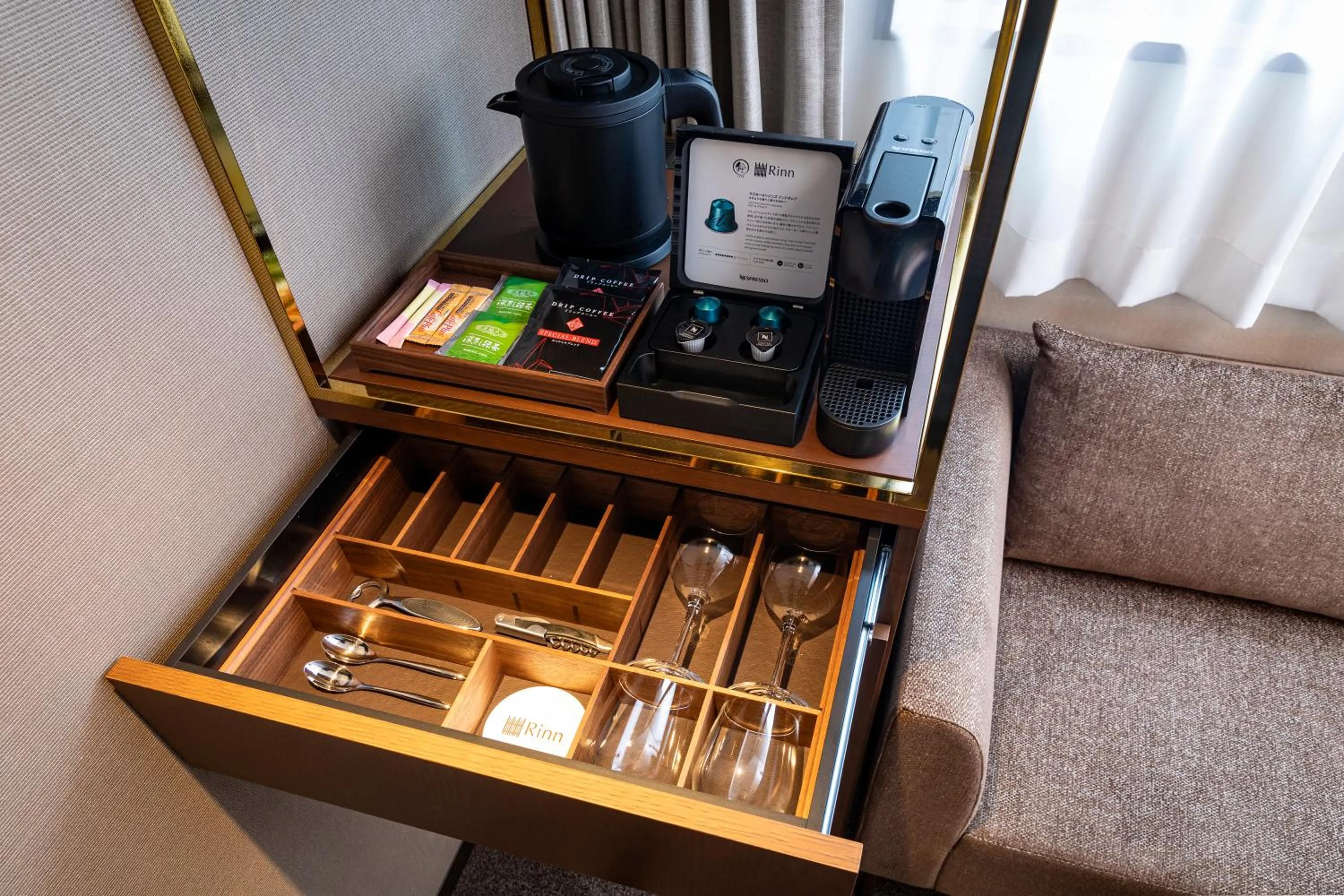 Coffee/tea facilities in yoin hotel kyoto gion