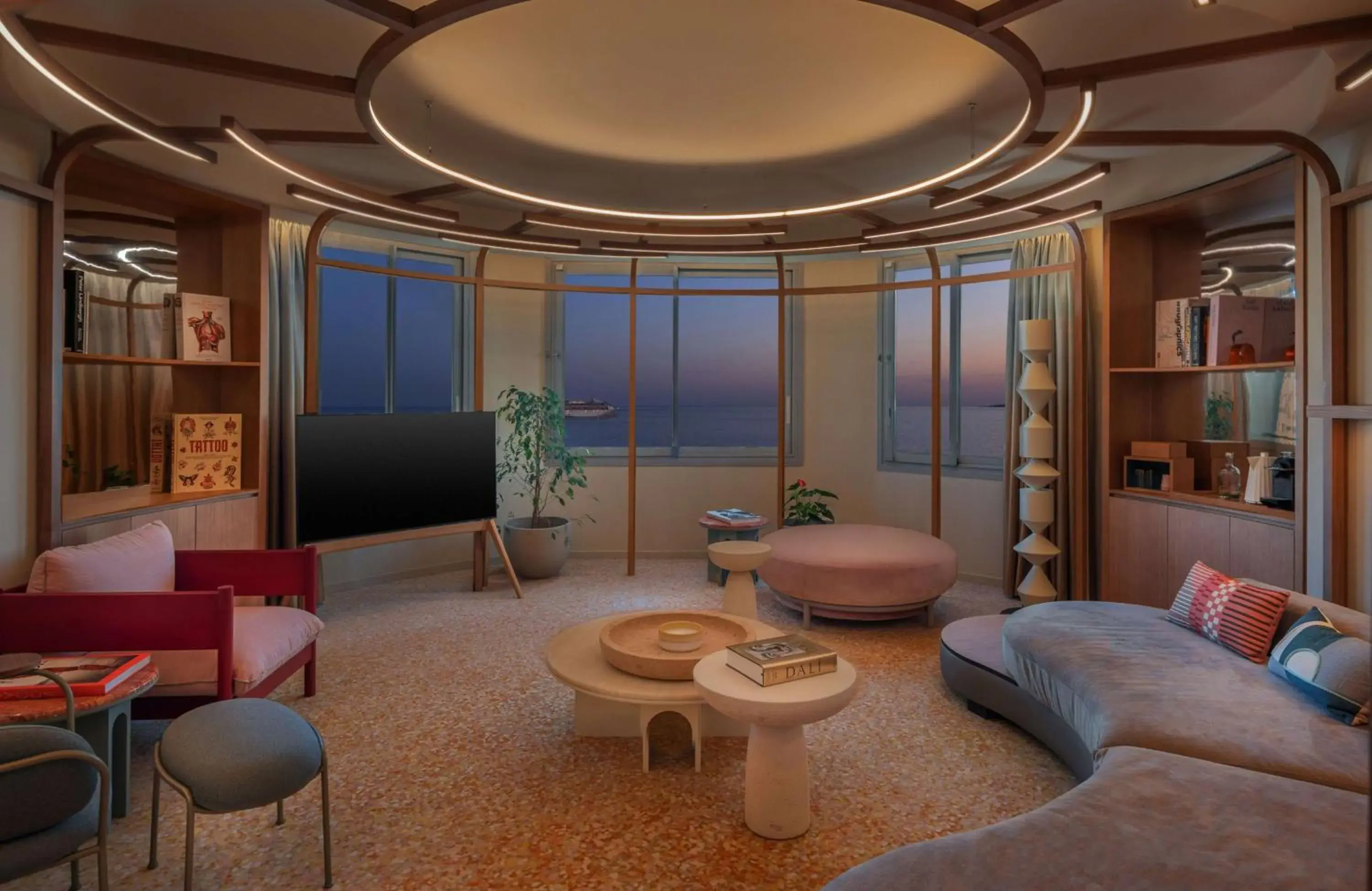 Living room in Canopy by Hilton Cannes
