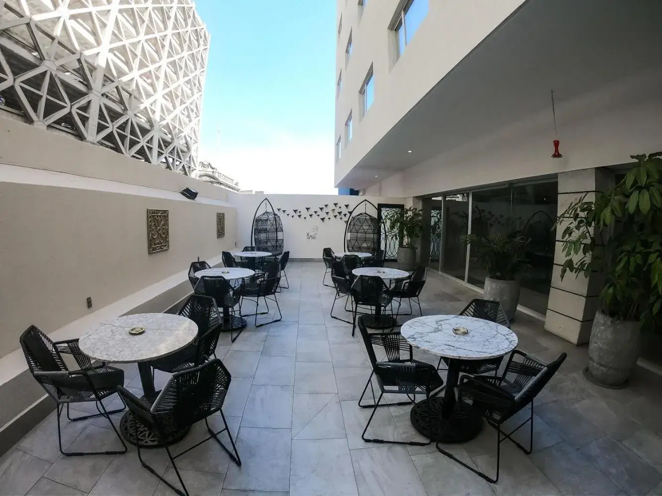 Patio, Restaurant/Places to Eat in Hotel Real Maestranza