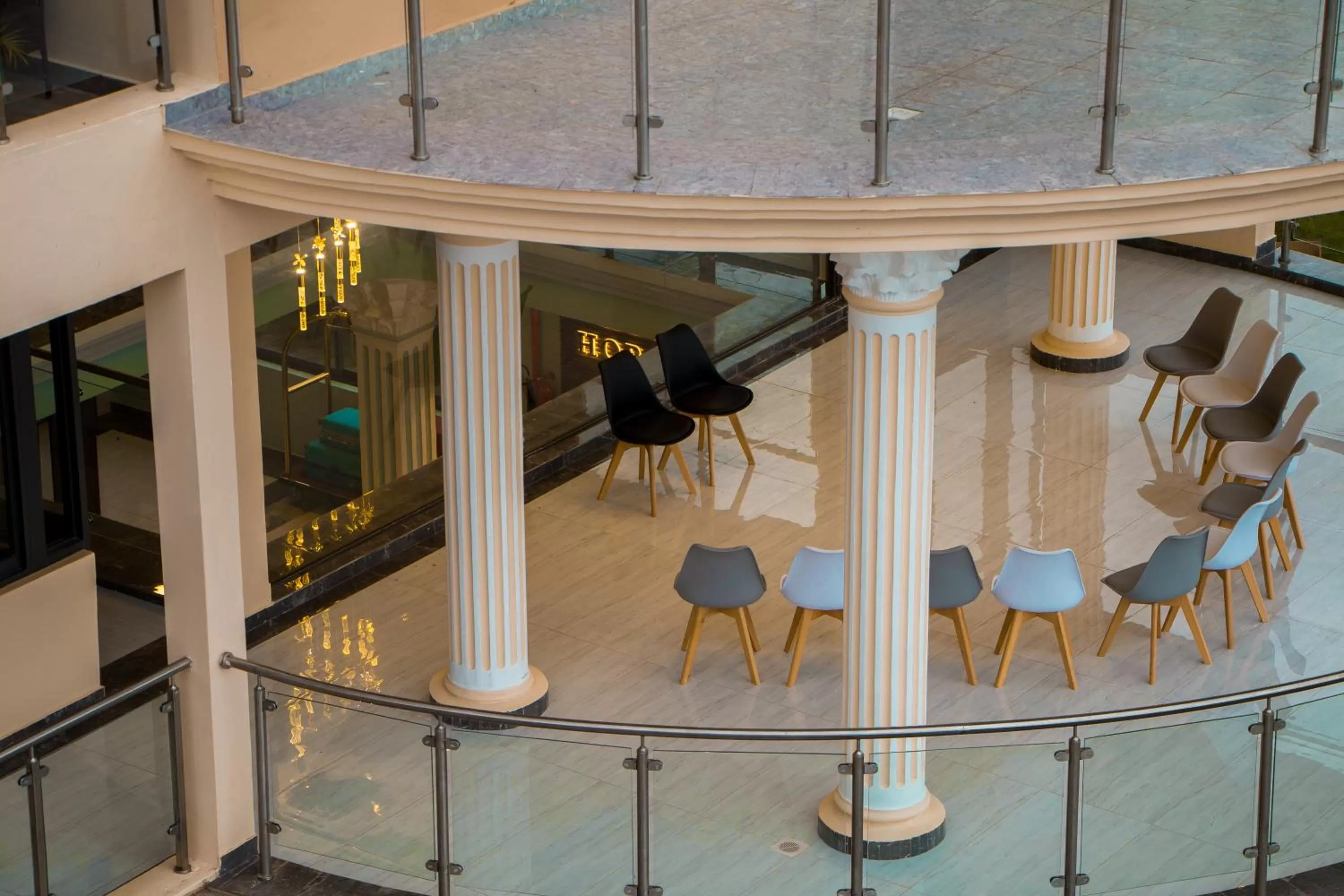 Lobby or reception in Hotel Horizon Entebbe