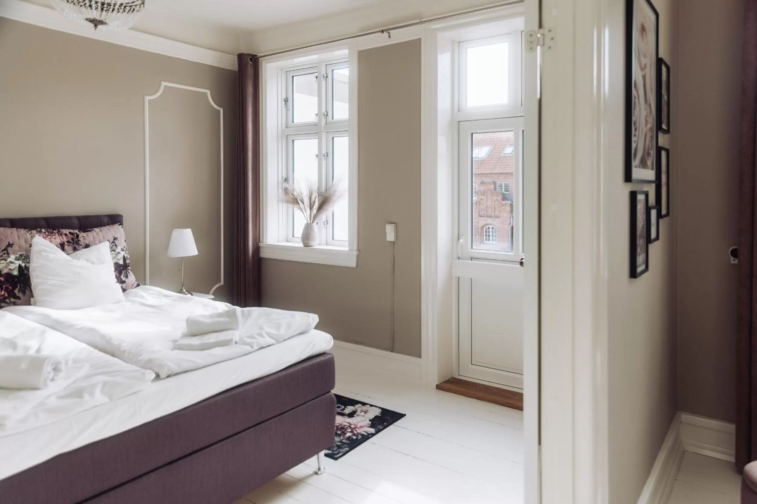 Bedroom, Bed in Hotel Lidenlund