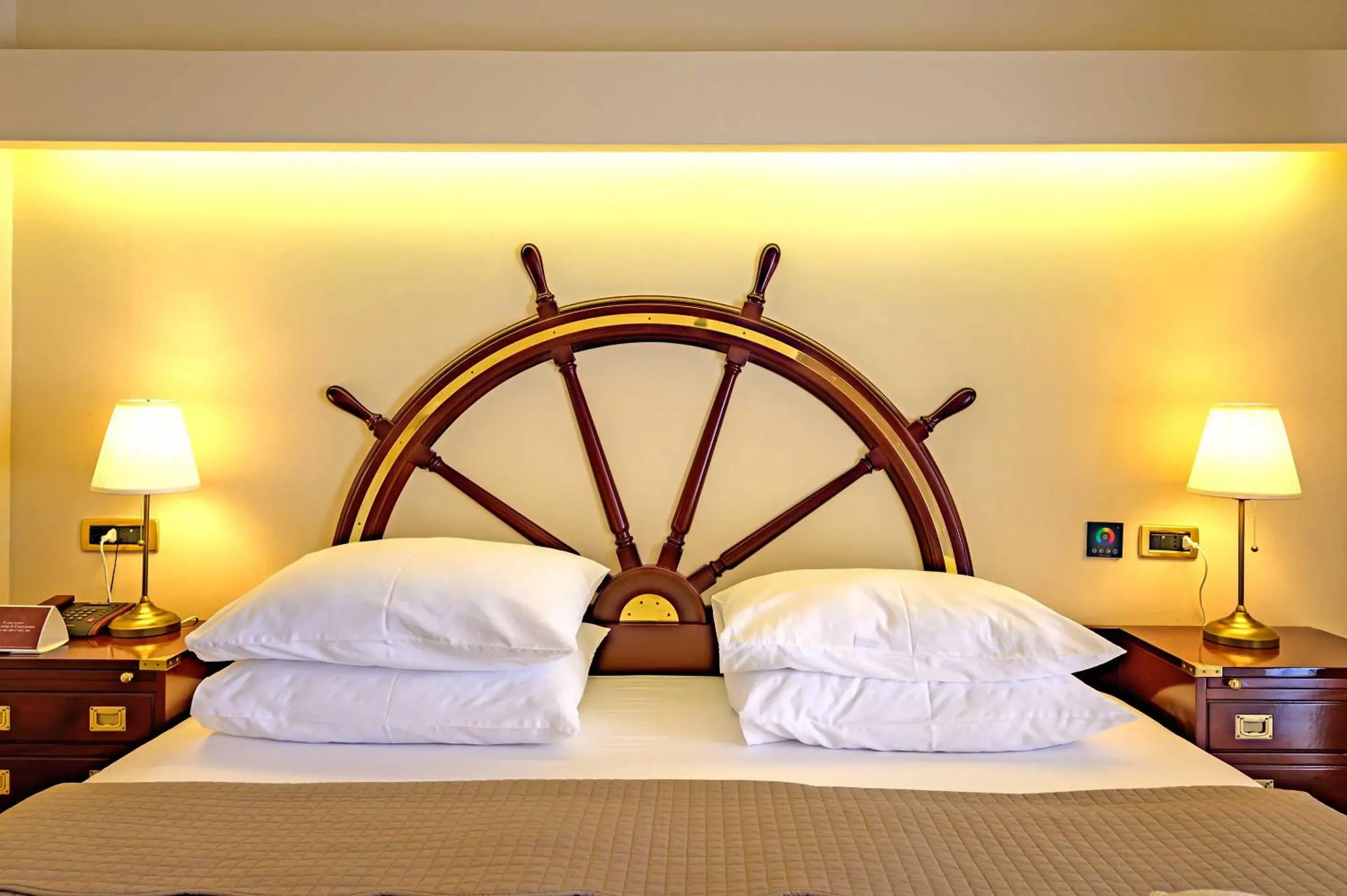 Bed in Hotel Nautica