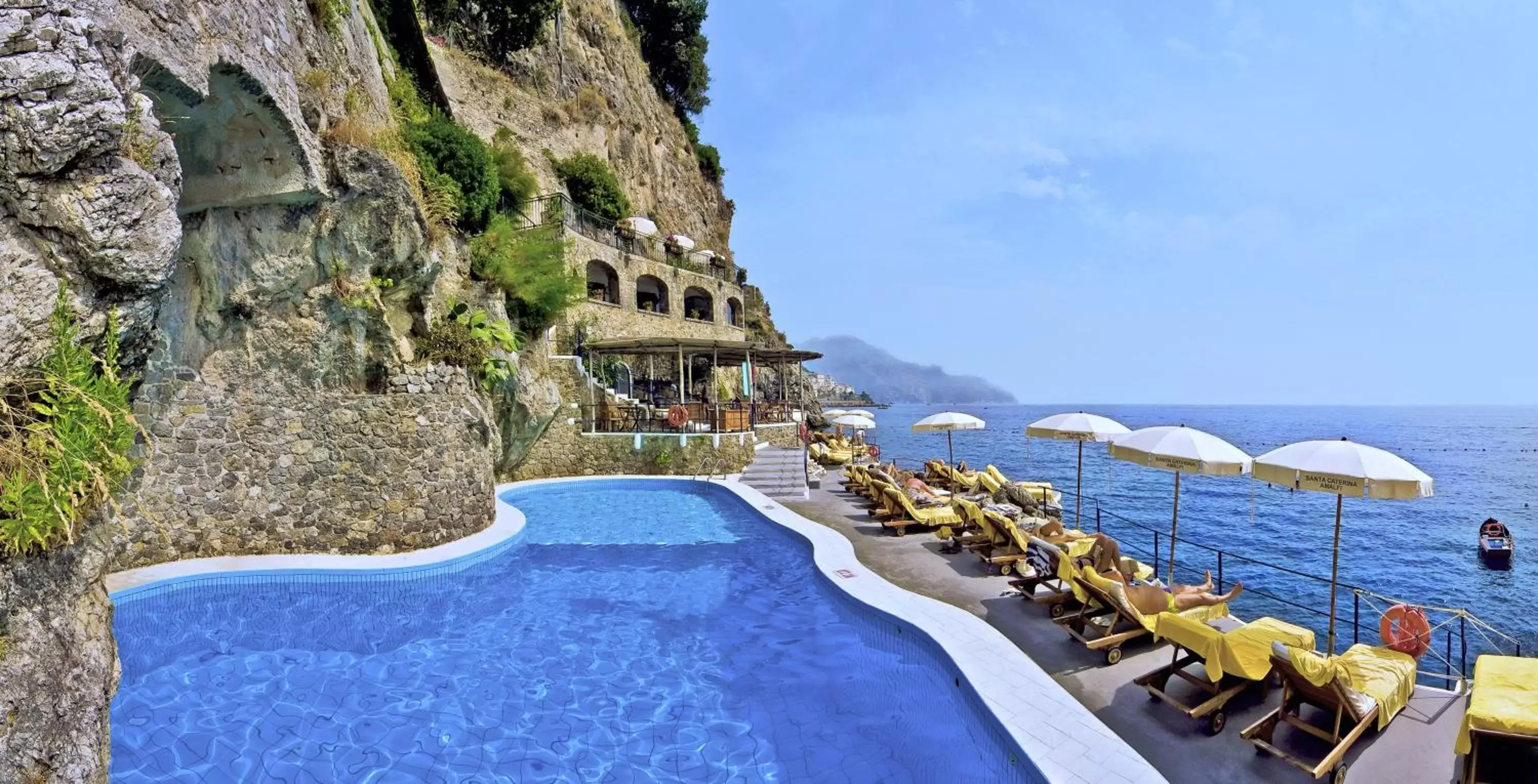 View (from property/room), Swimming Pool in Hotel Santa Caterina