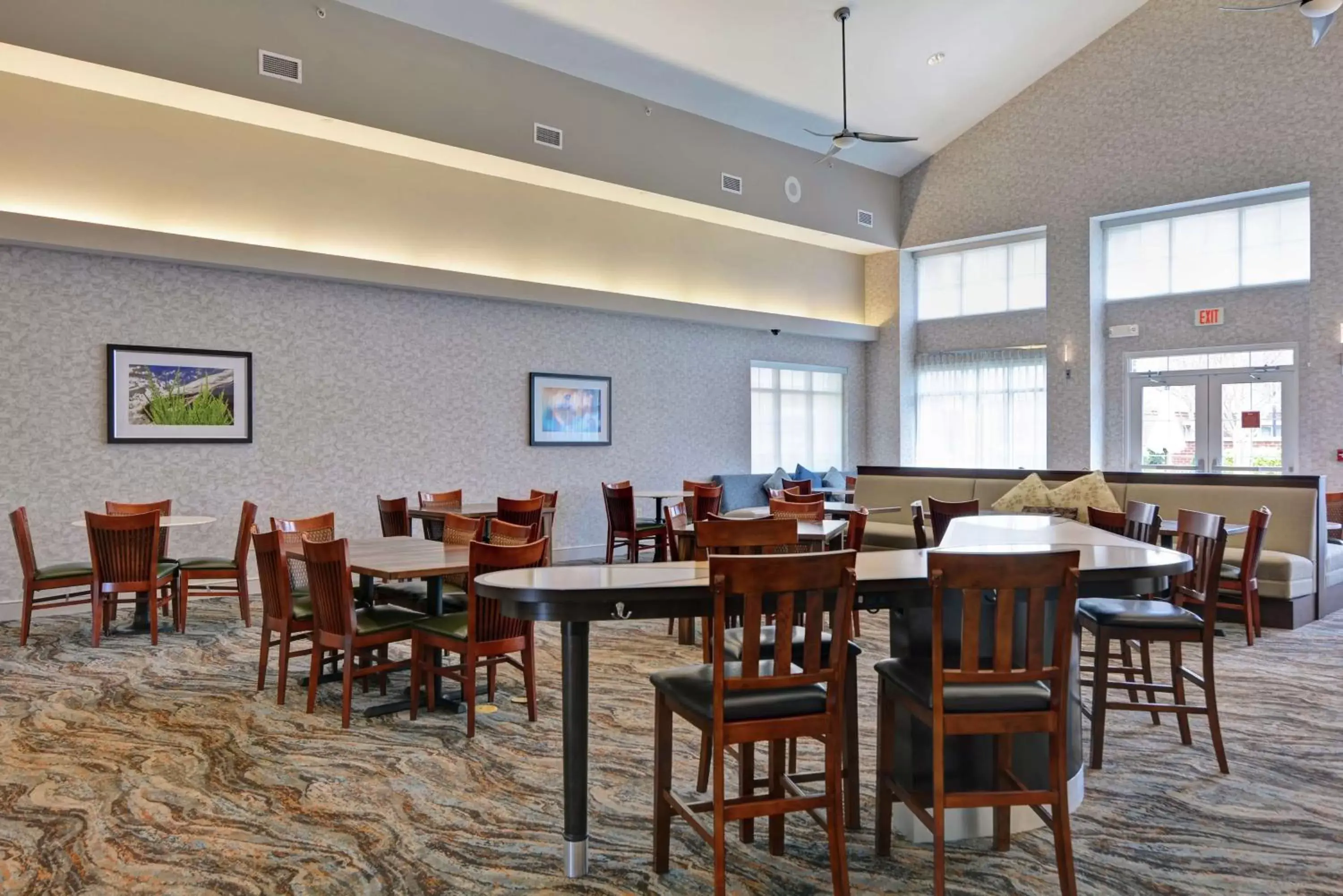 Dining area, Restaurant/Places to Eat in Homewood Suites Fredericksburg