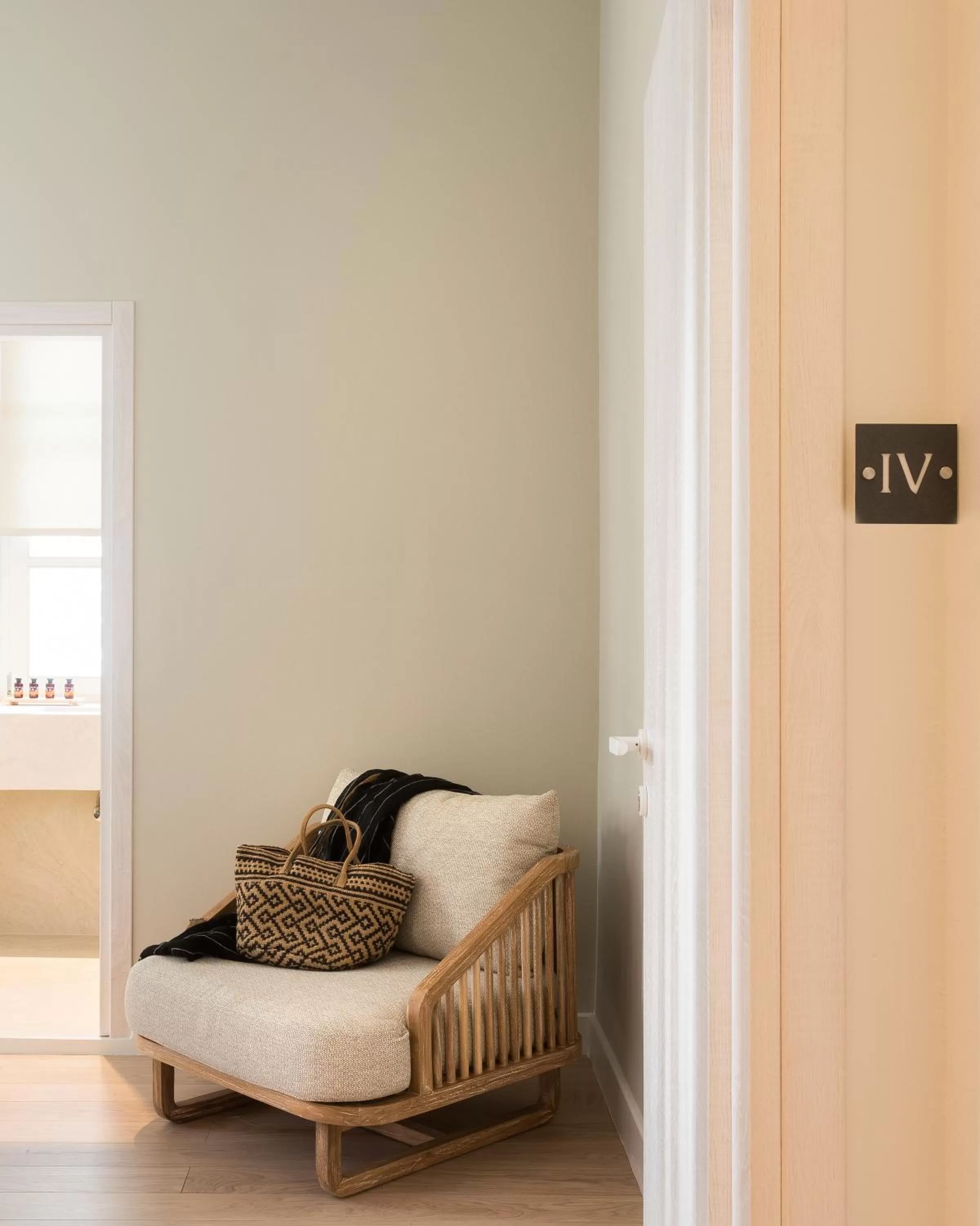 Seating area, Bed in SYROS SOUL LUXURY SUITES