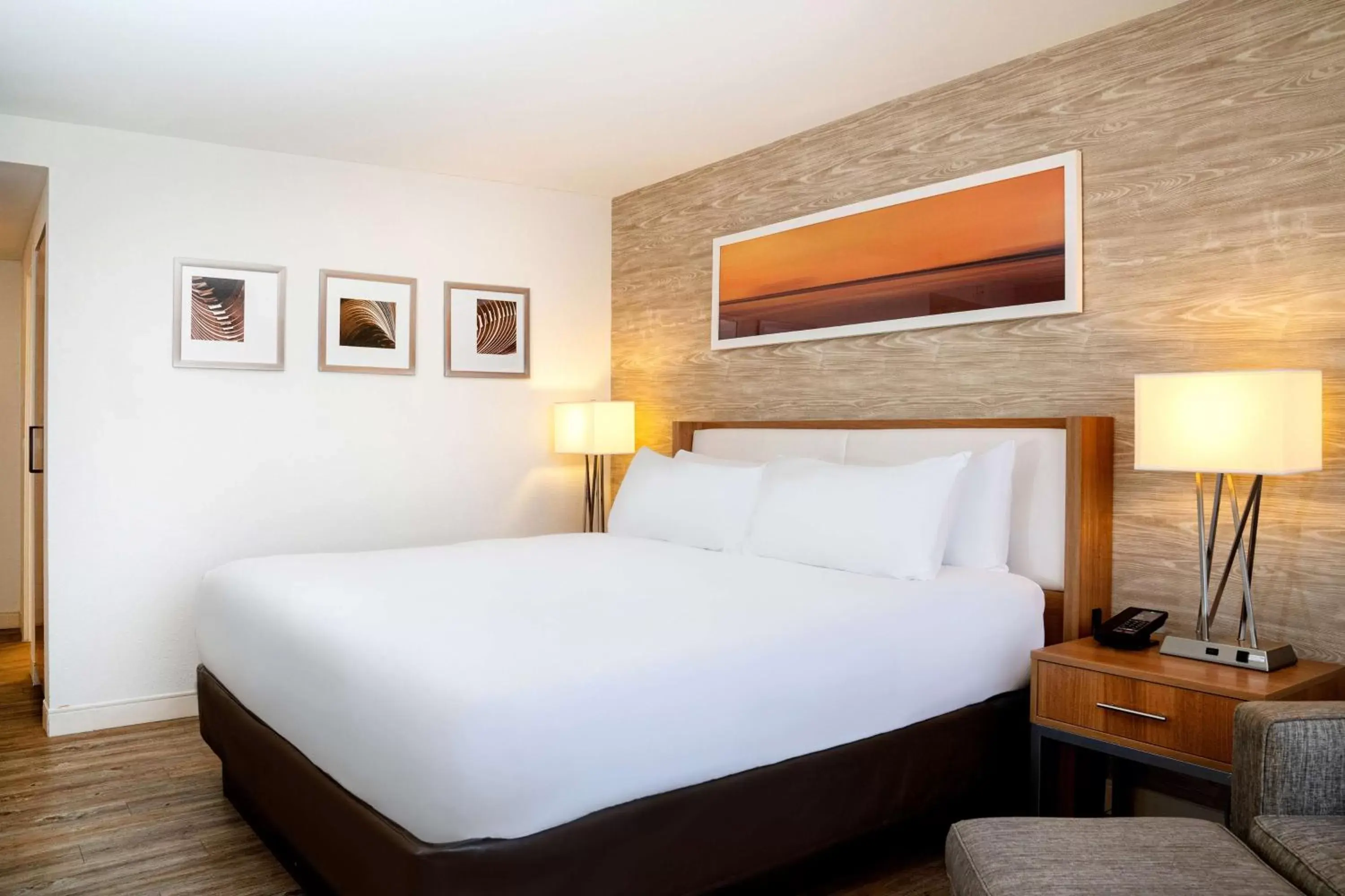 Living room, Bed in DoubleTree by Hilton Kitchener Living room, Bed in DoubleTree by Hilton Kitchener