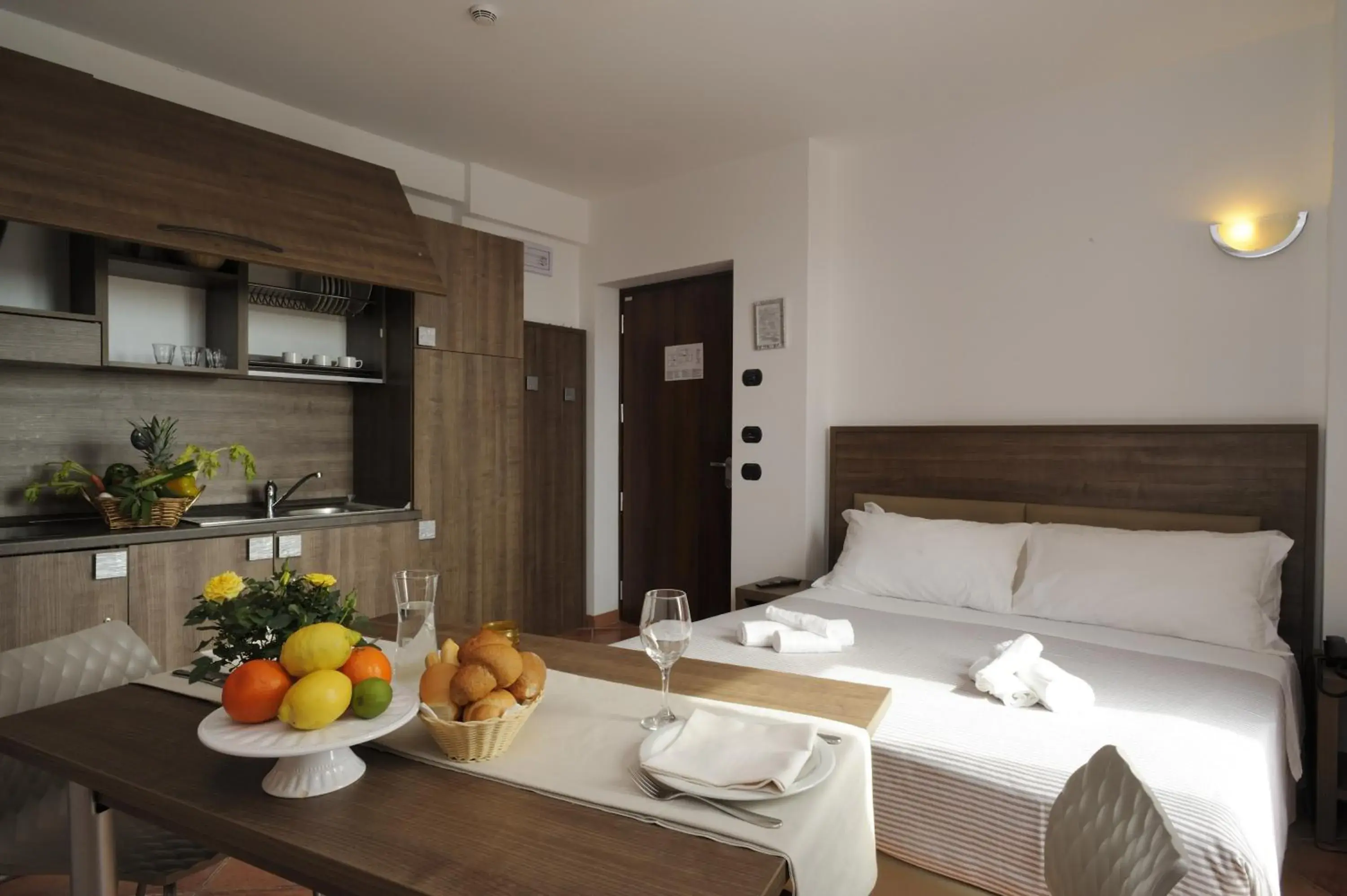 Bed in Ai Pozzi Village Hotel & Resort
