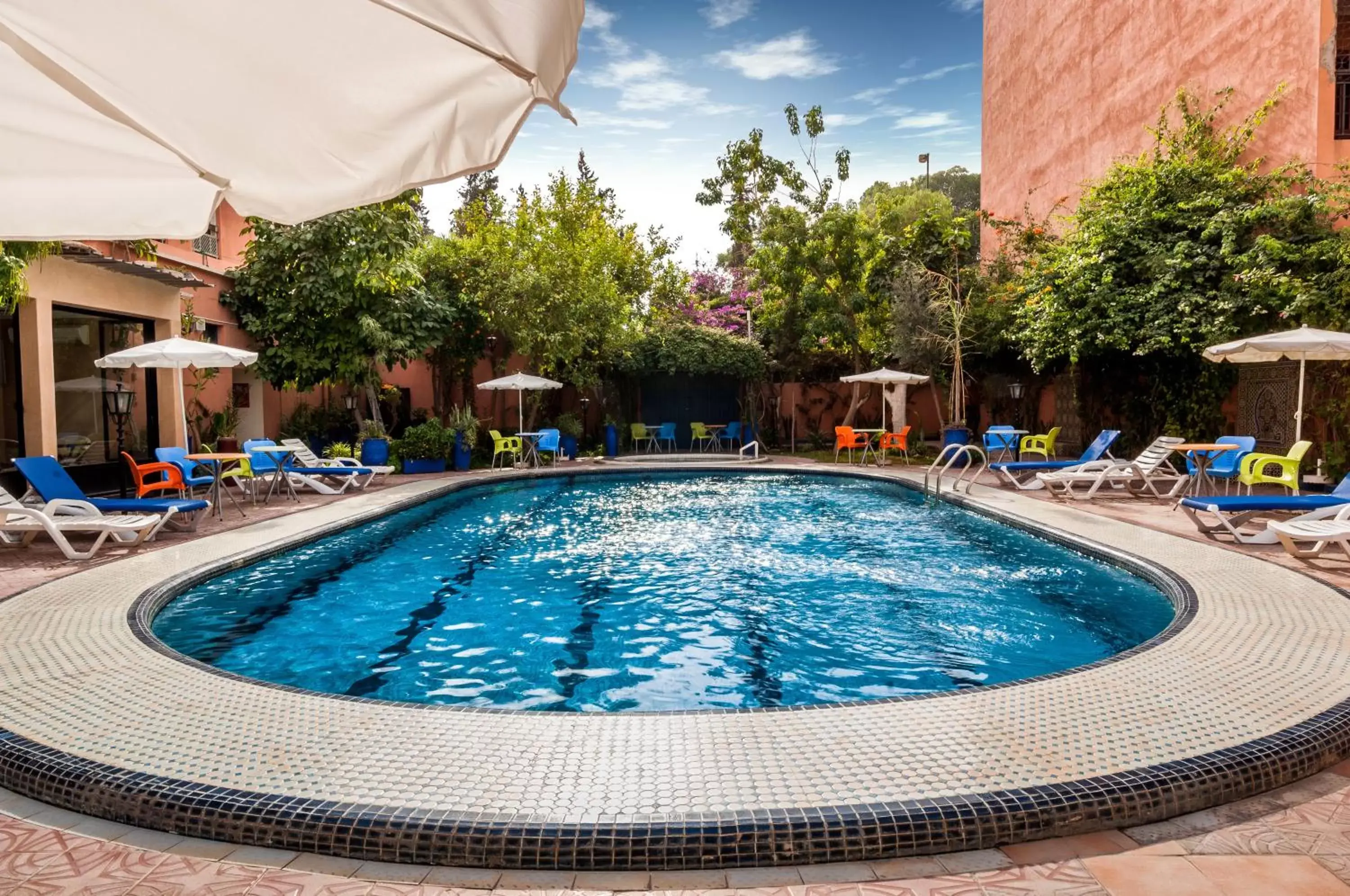Swimming Pool in Résidence-hotel Ezzahia