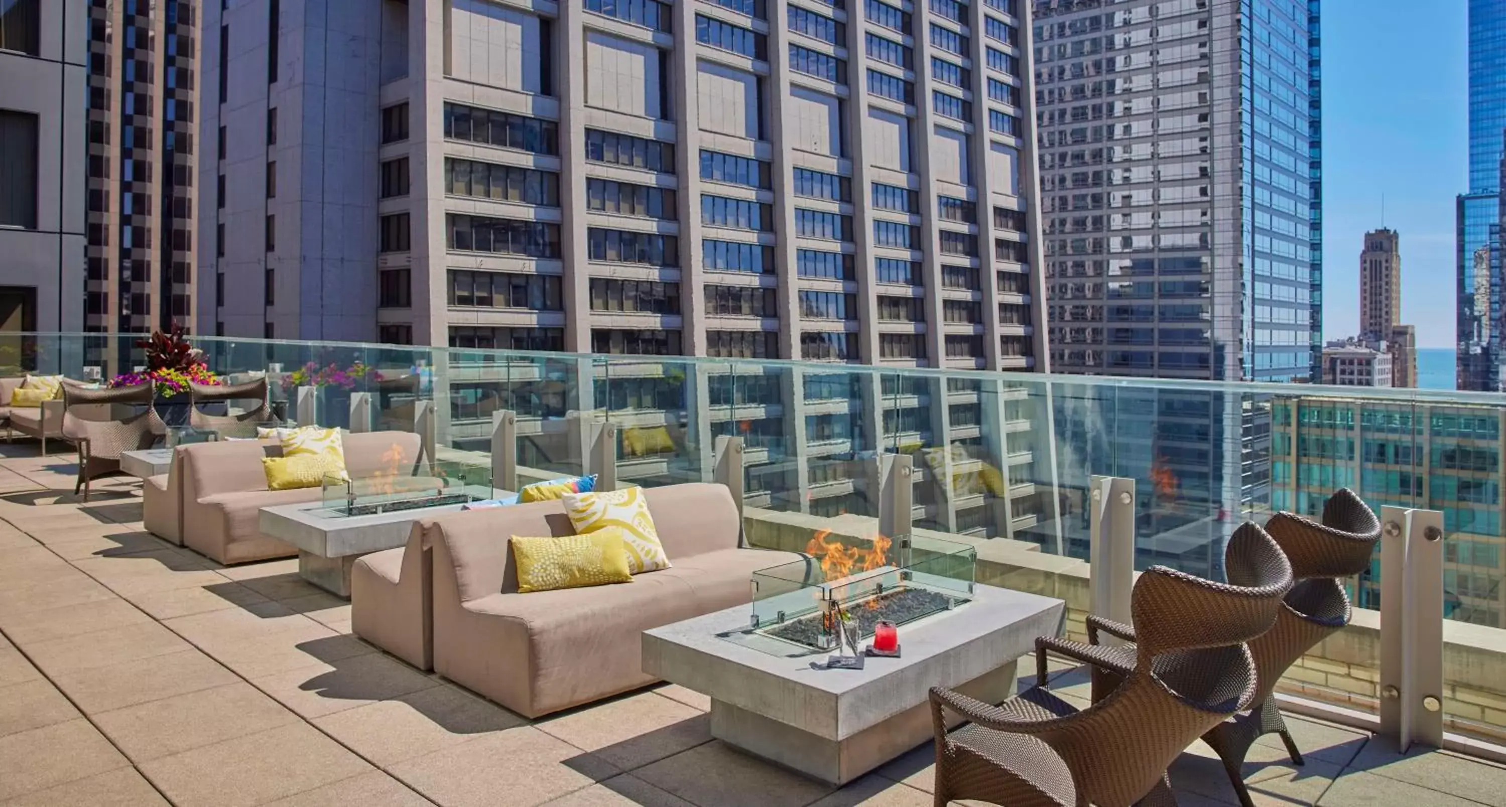 Pool view in Hyatt Centric The Loop Chicago