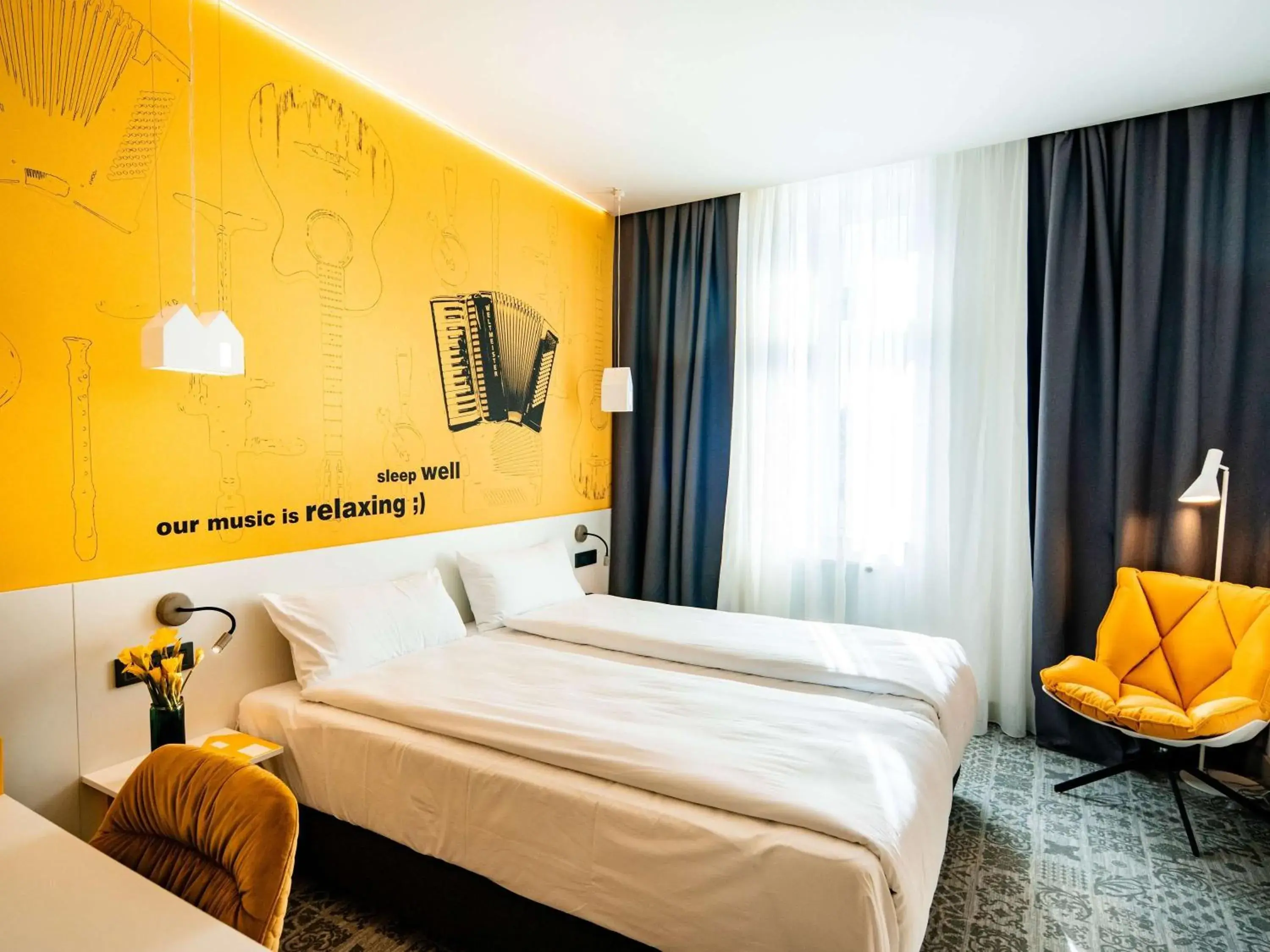 Bedroom, Bed in ibis Styles Sibiu Arsenal