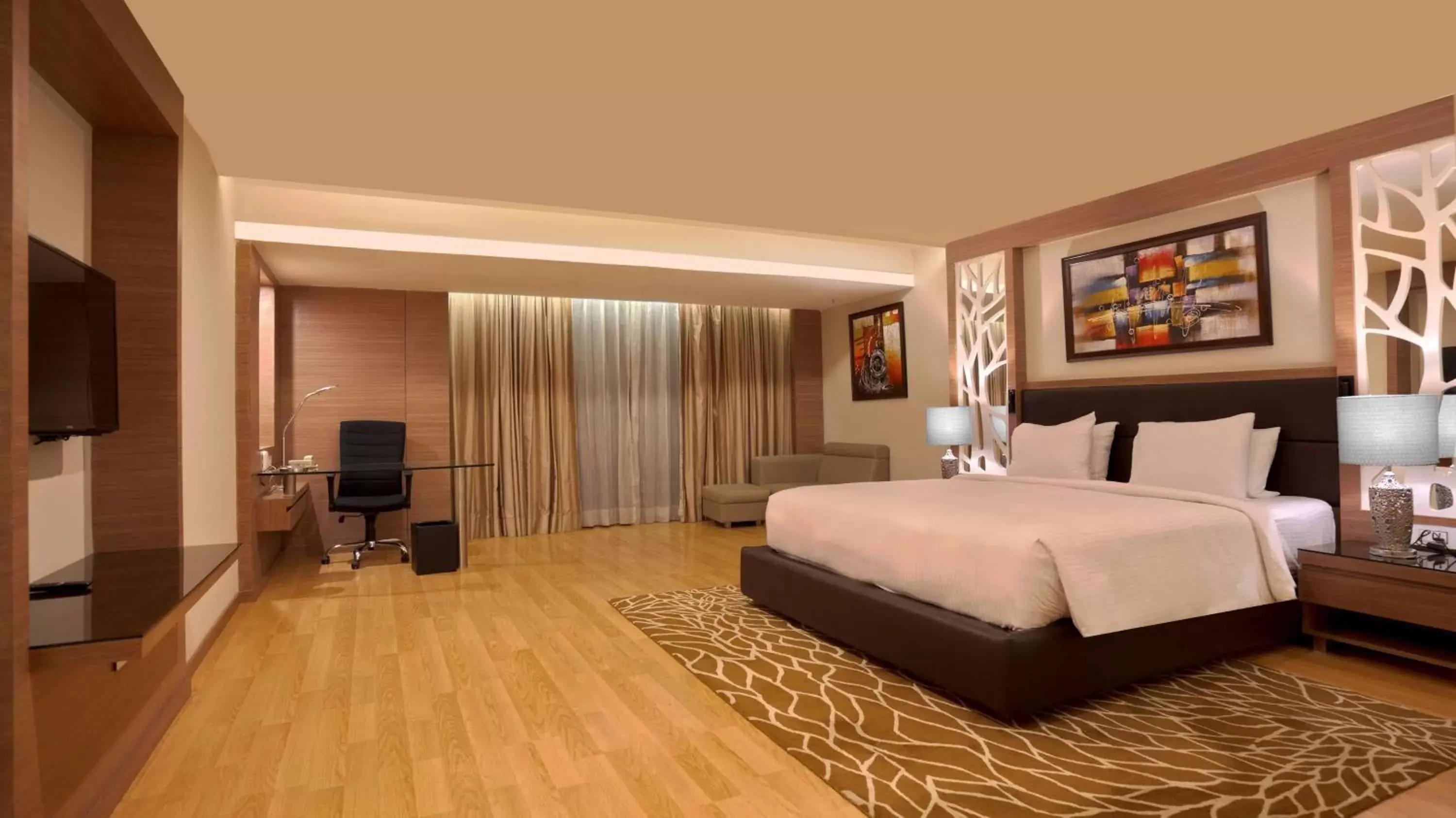 Photo of the whole room, Bed in Radisson Udaipur Photo of the whole room, Bed in Radisson Udaipur