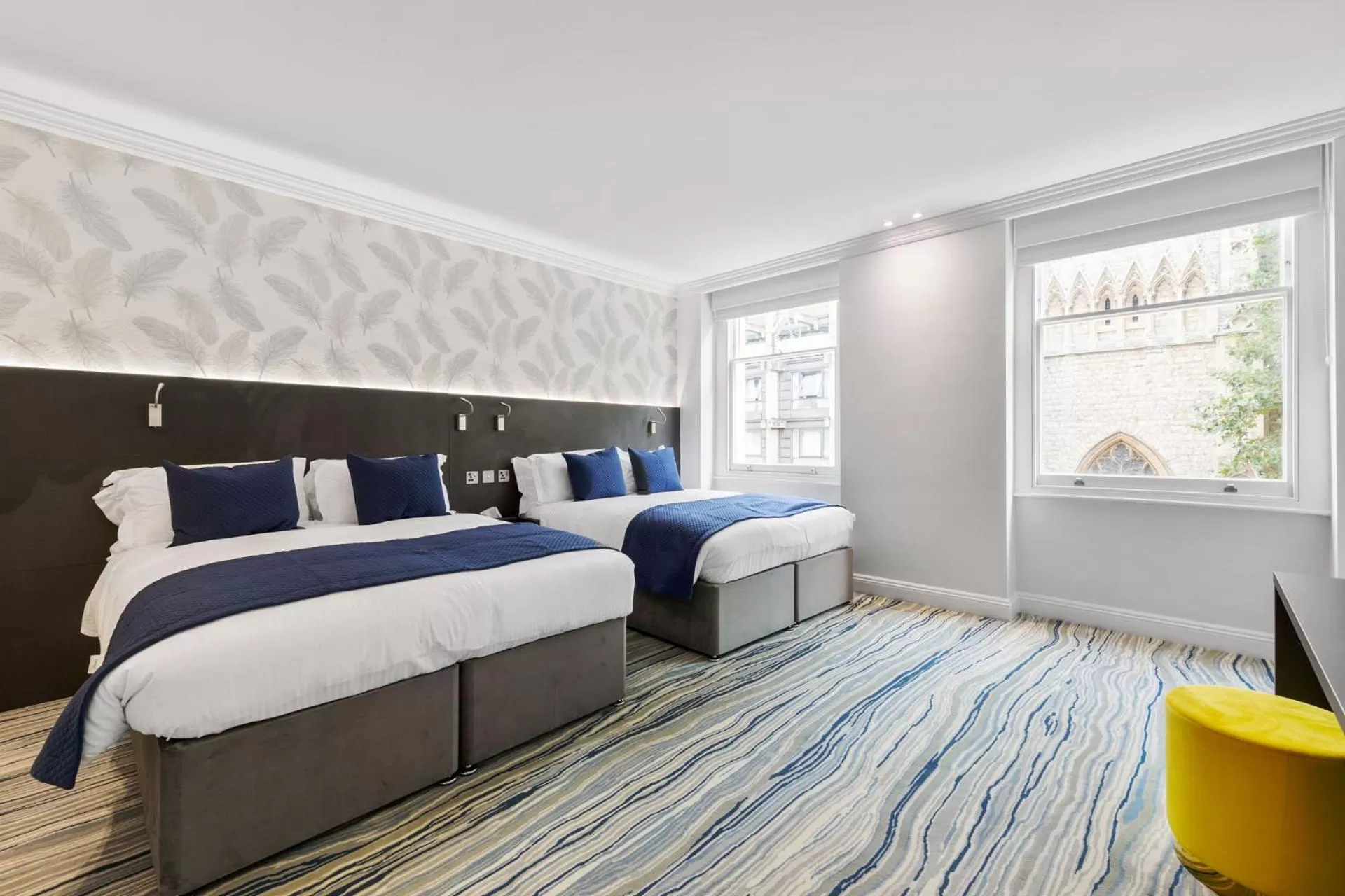 Bed in Commodore Hotel