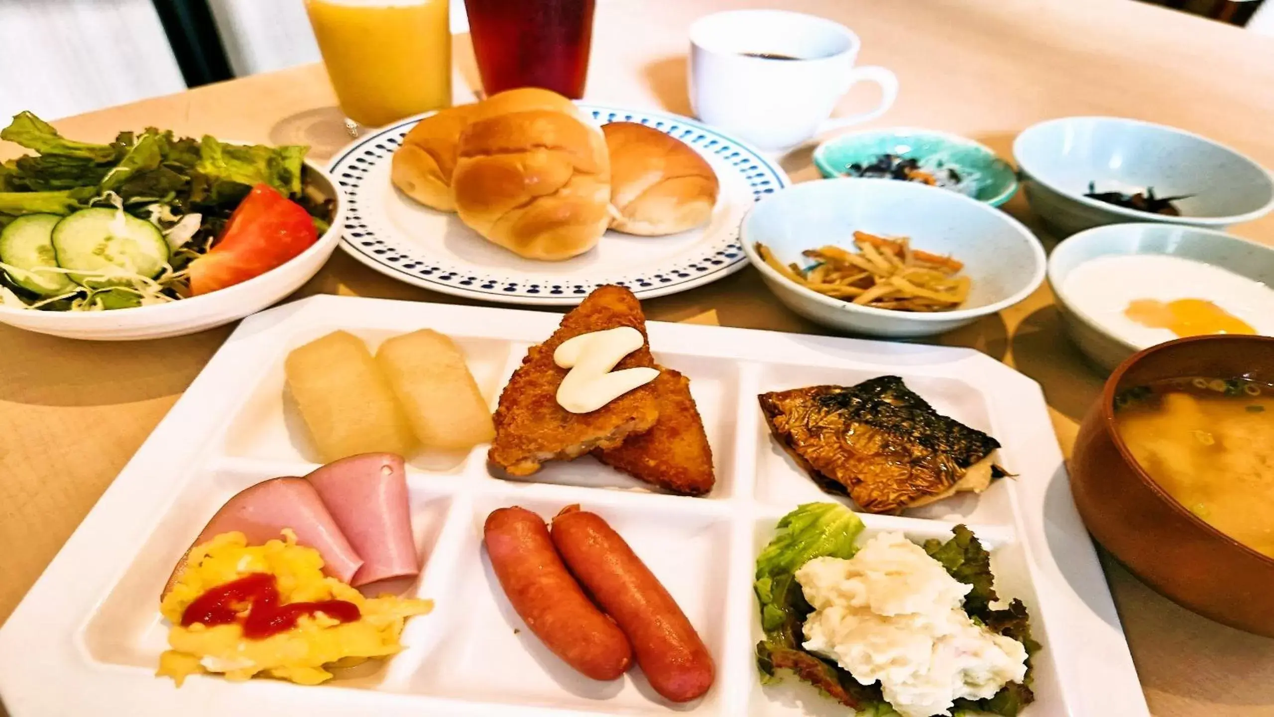 Breakfast in APA Hotel Kumamoto Sakuramachi Bus Terminal Minami