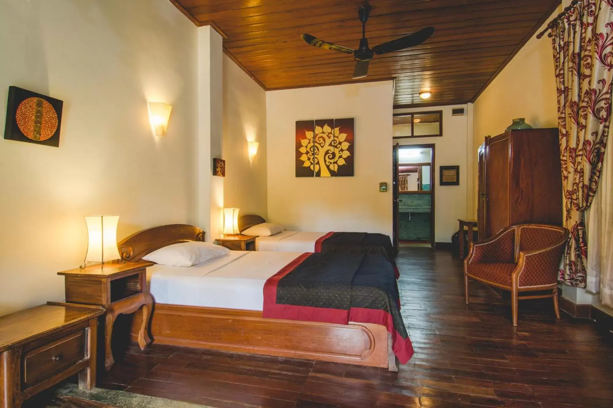 Bedroom in Terres Rouges Lodge