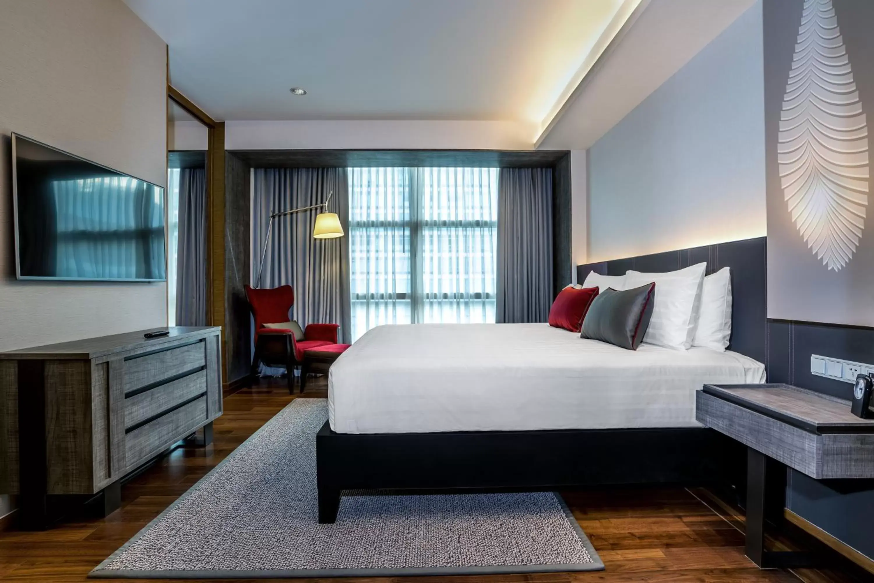 Bedroom, Bed in Pullman Bangkok King Power