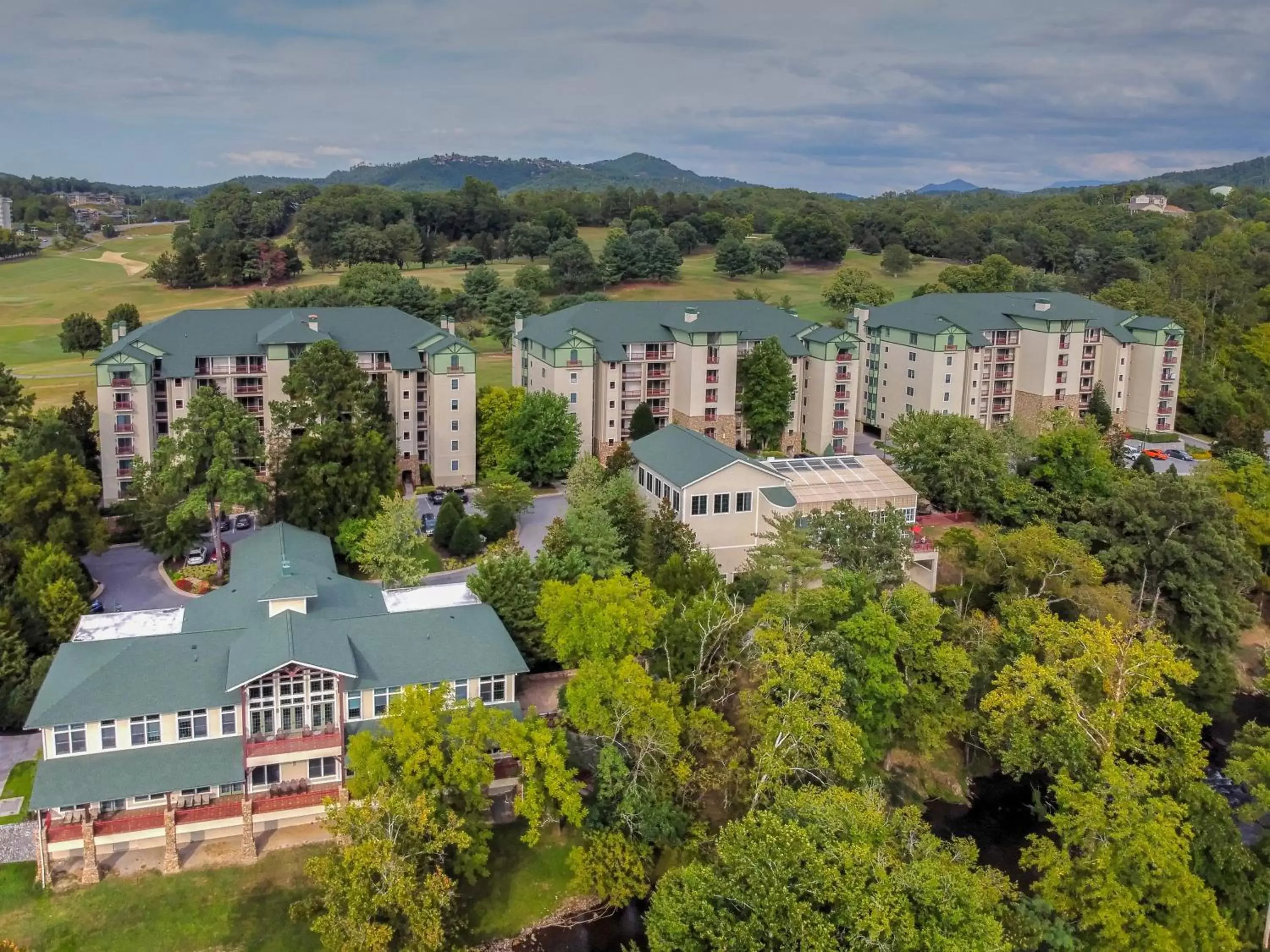 Property building, Bird's-eye View in RiverStone Resort & Spa