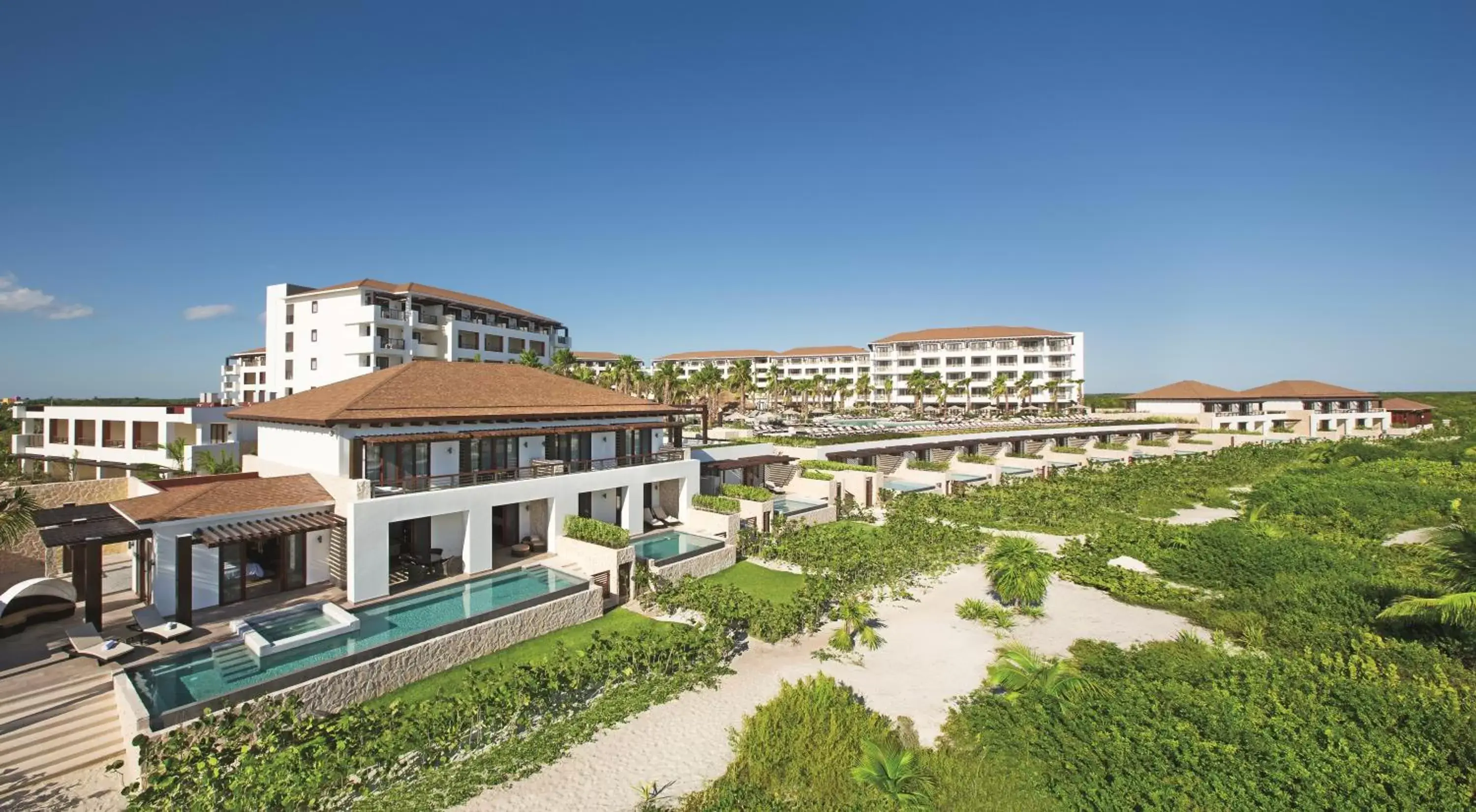 Bird's eye view in Secrets Playa Mujeres Golf & Spa Resort - All Inclusive Adults Only