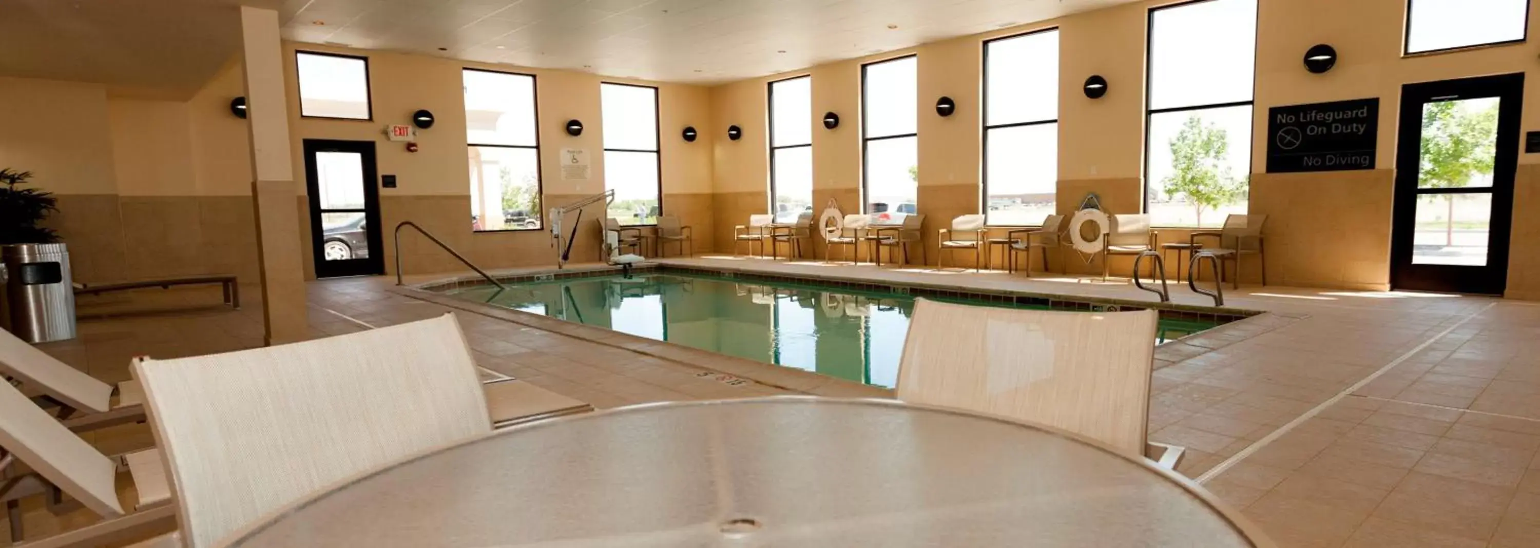 Pool view, Swimming Pool in Hampton Inn & Suites Riverton