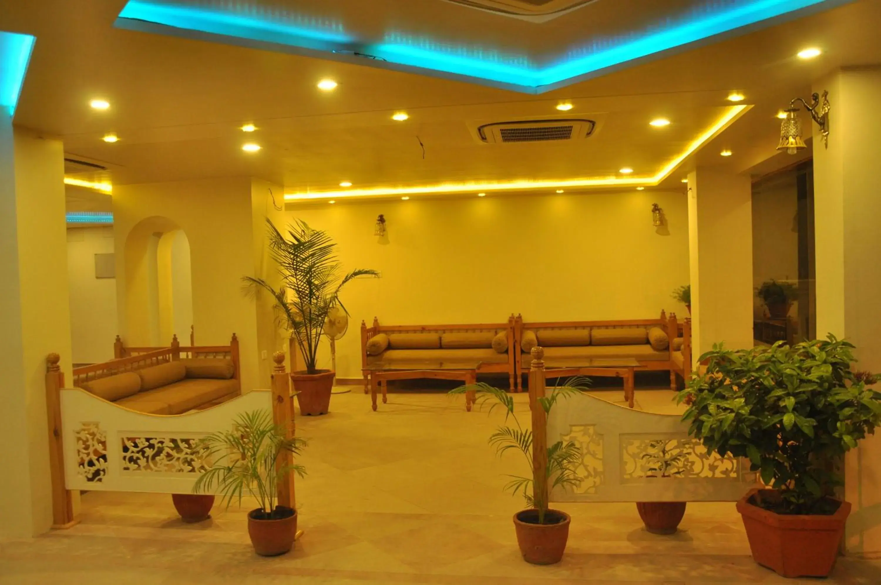 Lobby or reception in Hotel Banaras Haveli