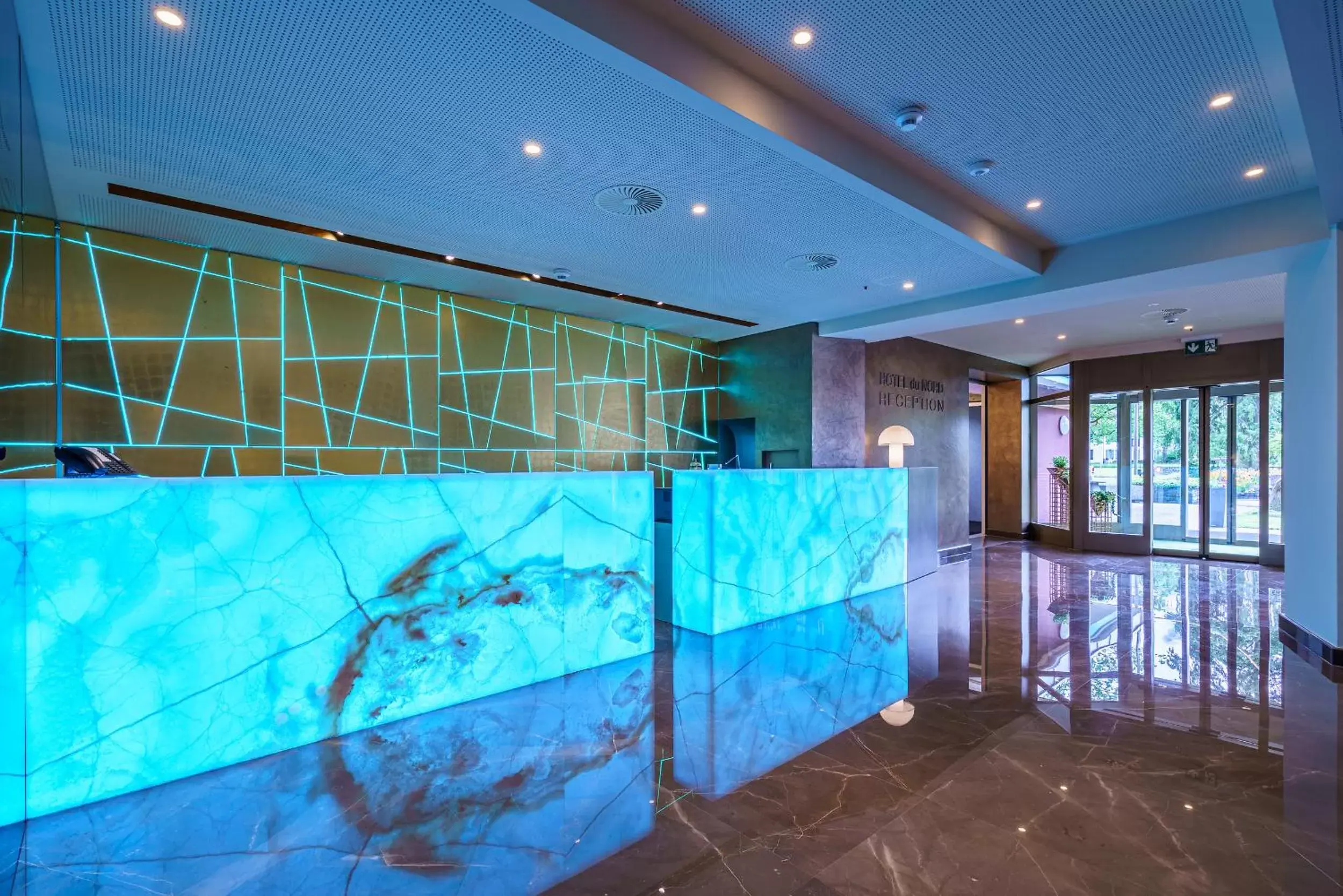 Lobby or reception, Swimming Pool in Hotel Du Nord
