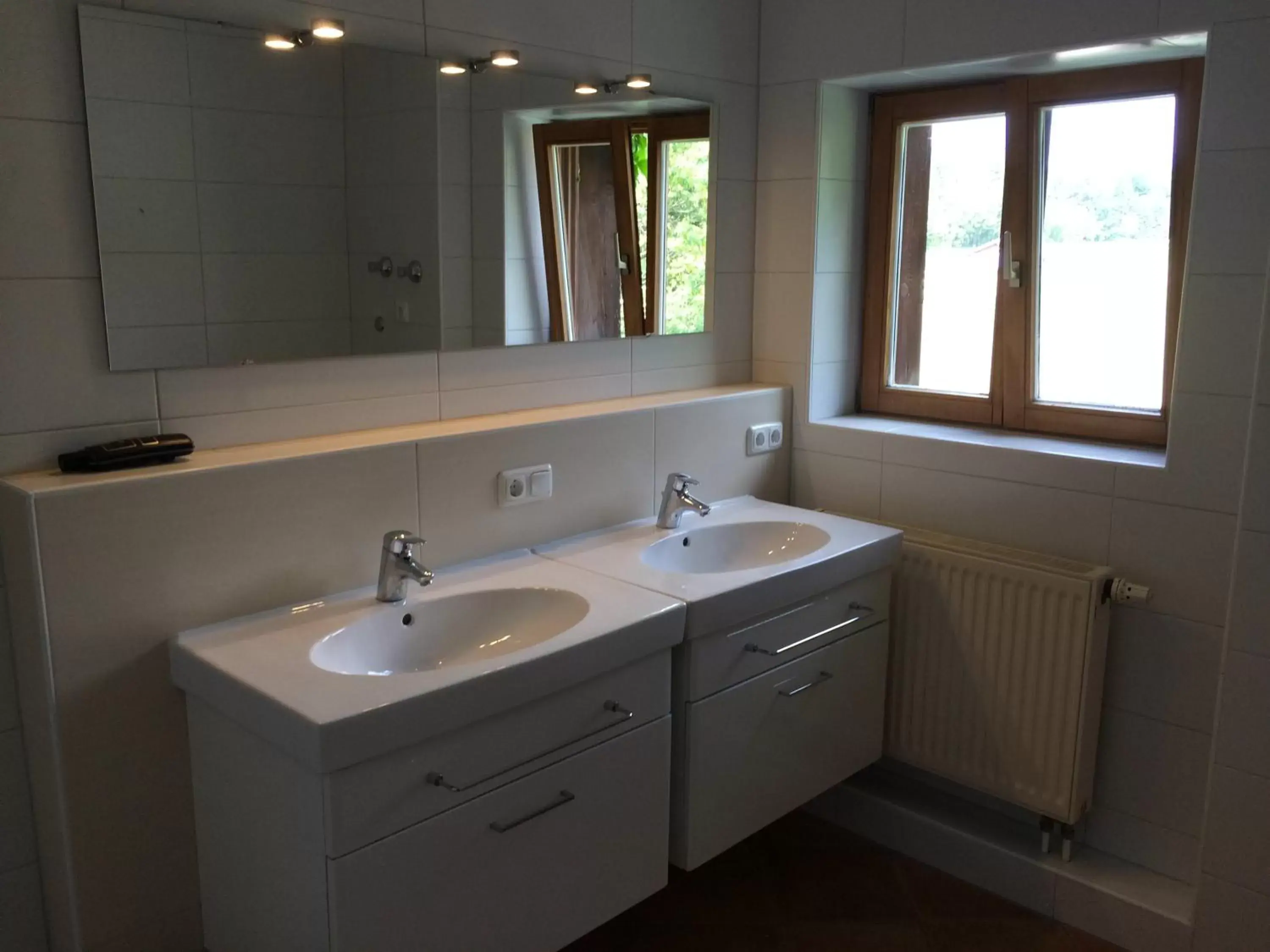 Bathroom in Gästehaus Brandnerhof