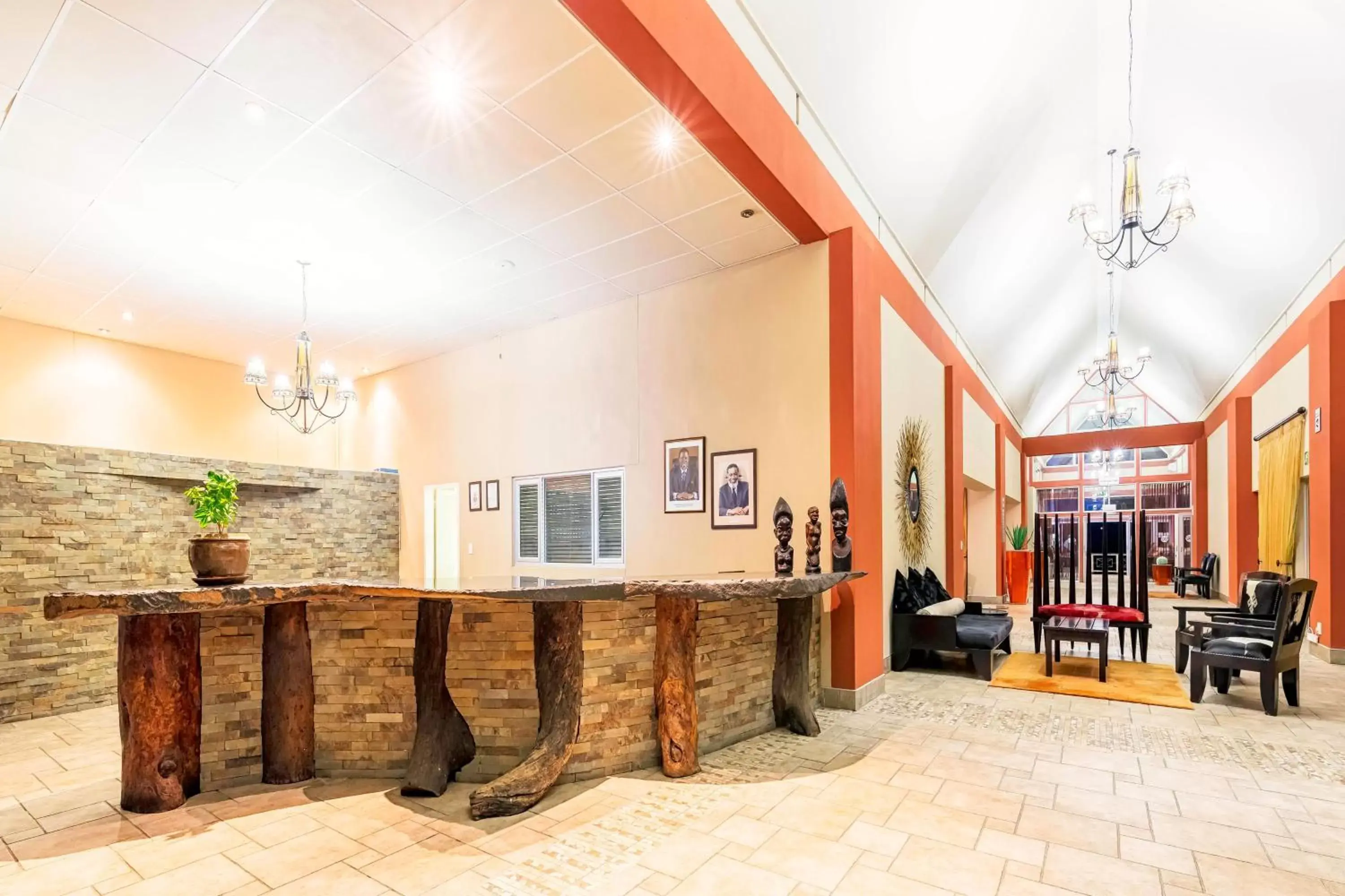 Lobby or reception, Lobby/Reception in Protea Hotel by Marriott Zambezi River Lodge