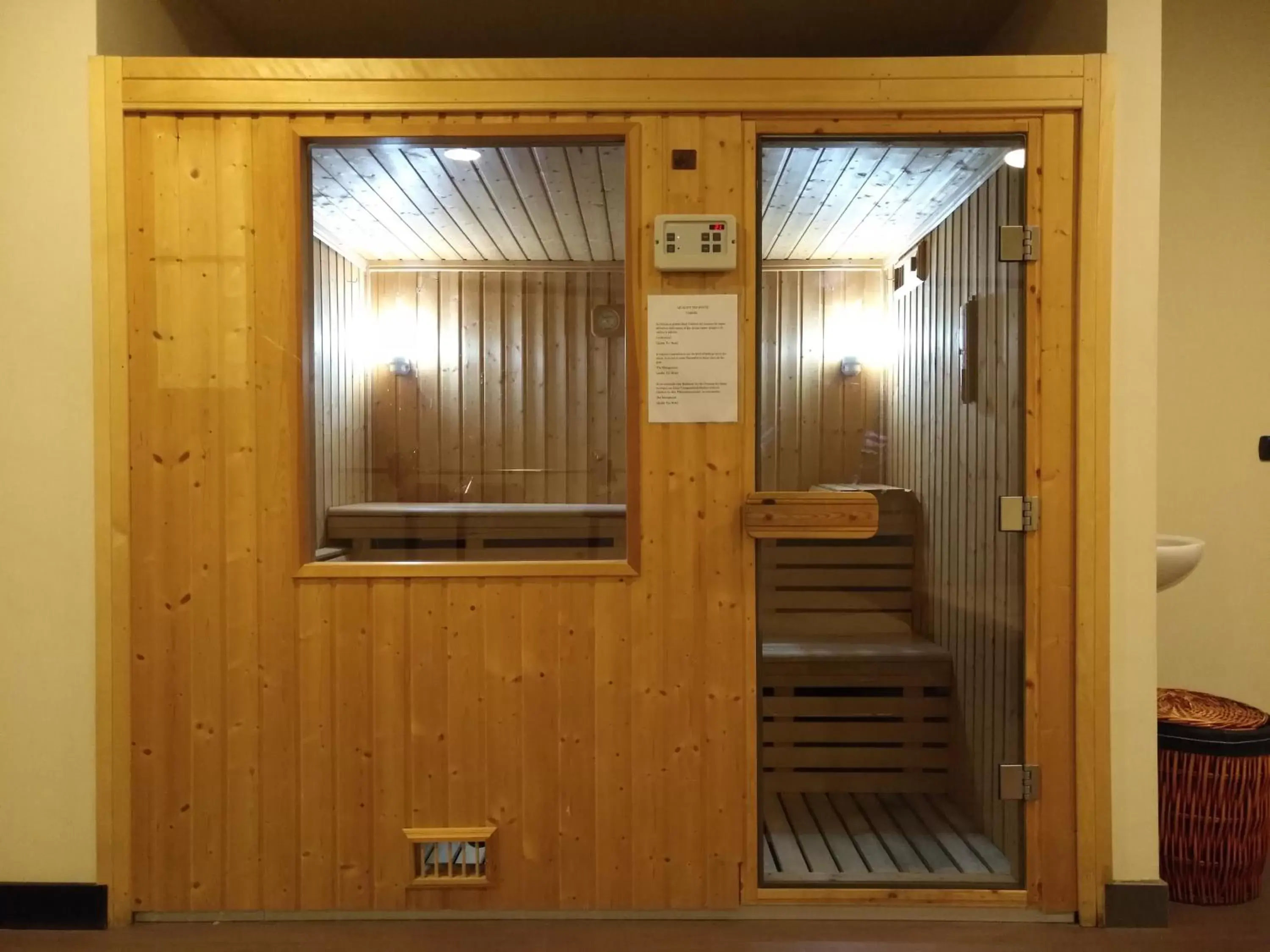 Sauna in Bis Hotel Varese