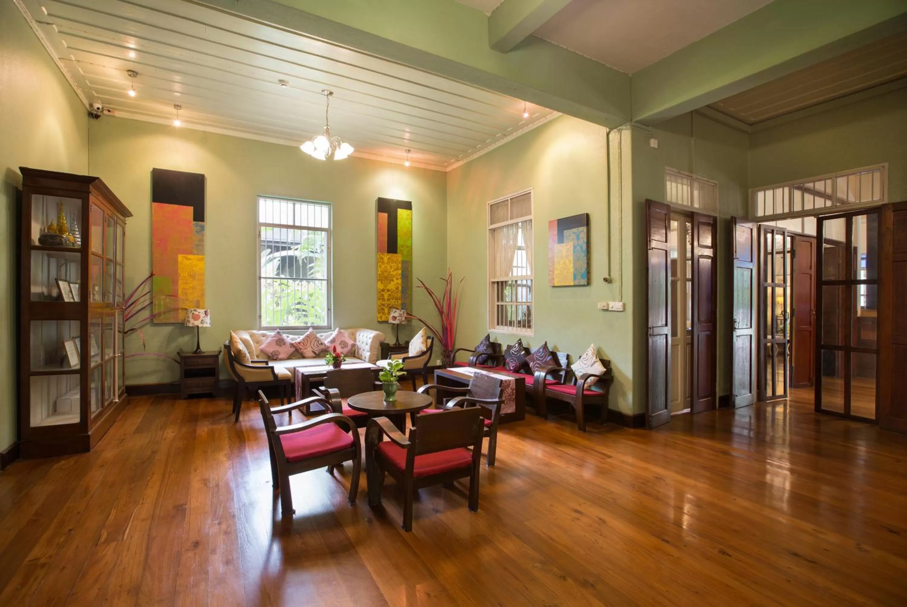 Seating area in Eco Resort Chiang Mai