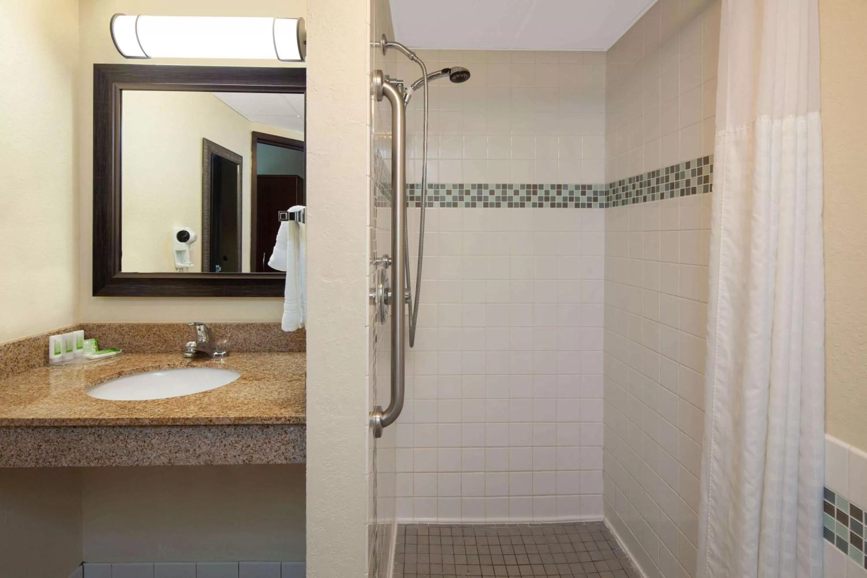 Shower in AmericInn by Wyndham Ironwood