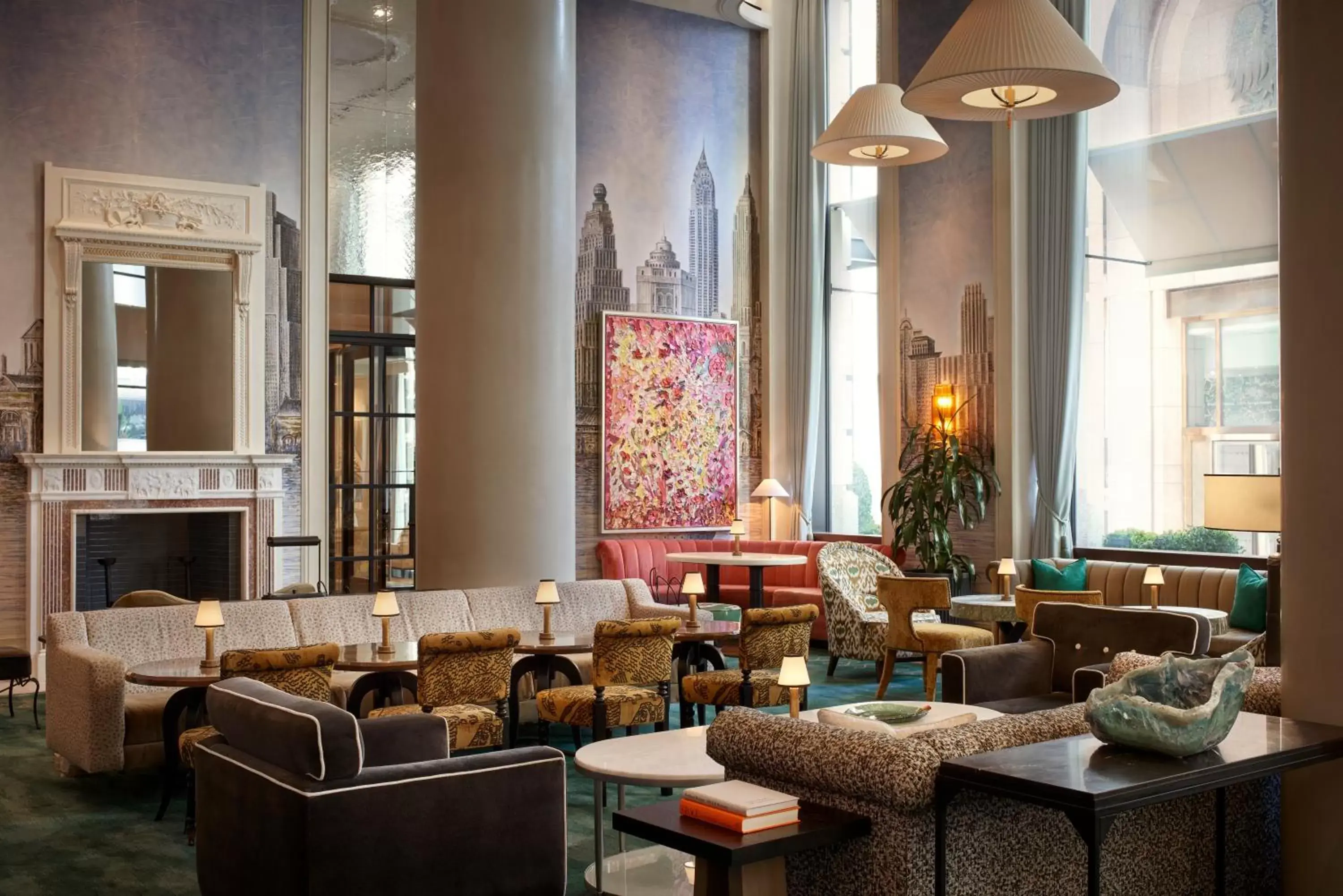 Lounge or bar in The Wall Street Hotel New York City
