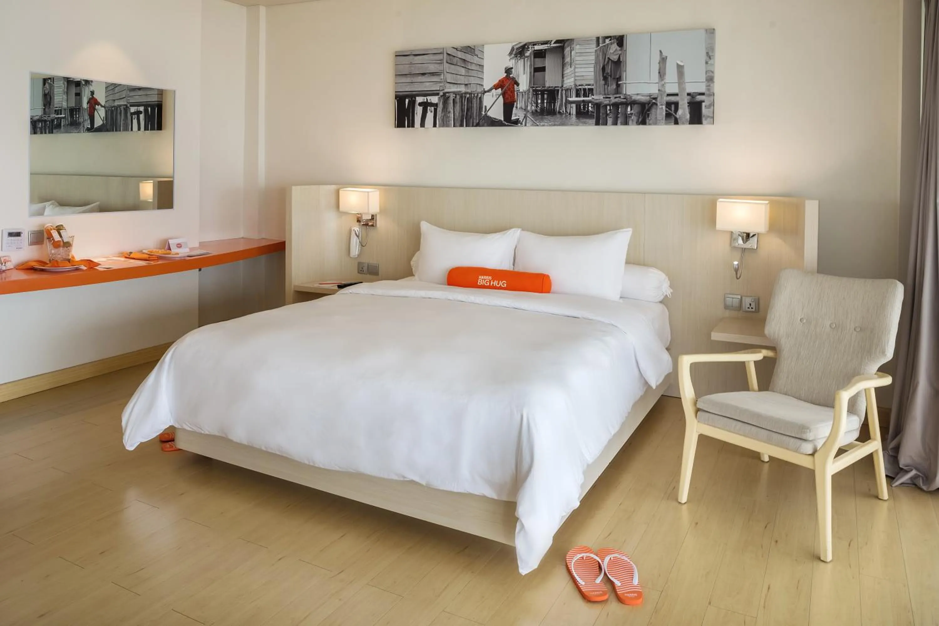 Bed in HARRIS Resort Barelang Batam