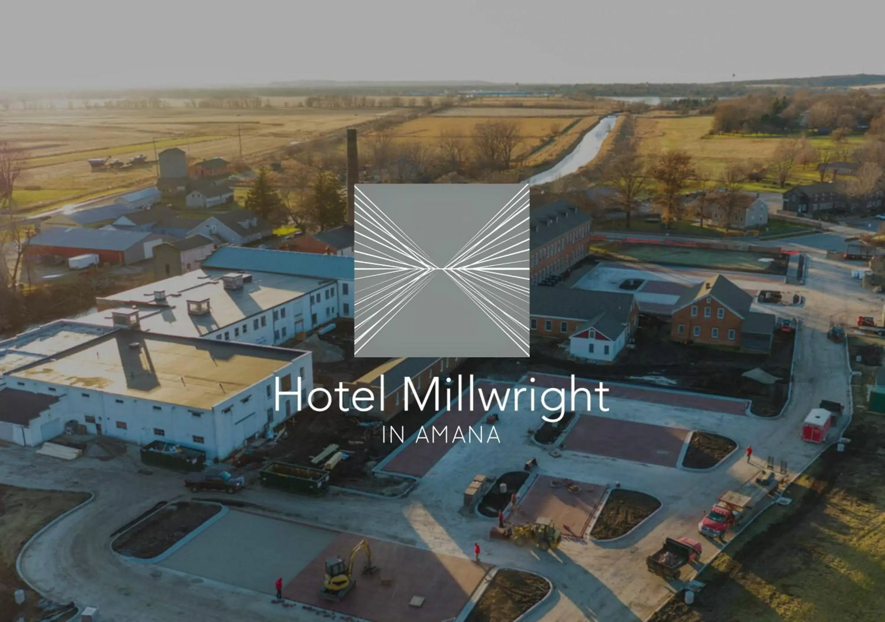 Property building, Bird's-eye View in Hotel Millwright