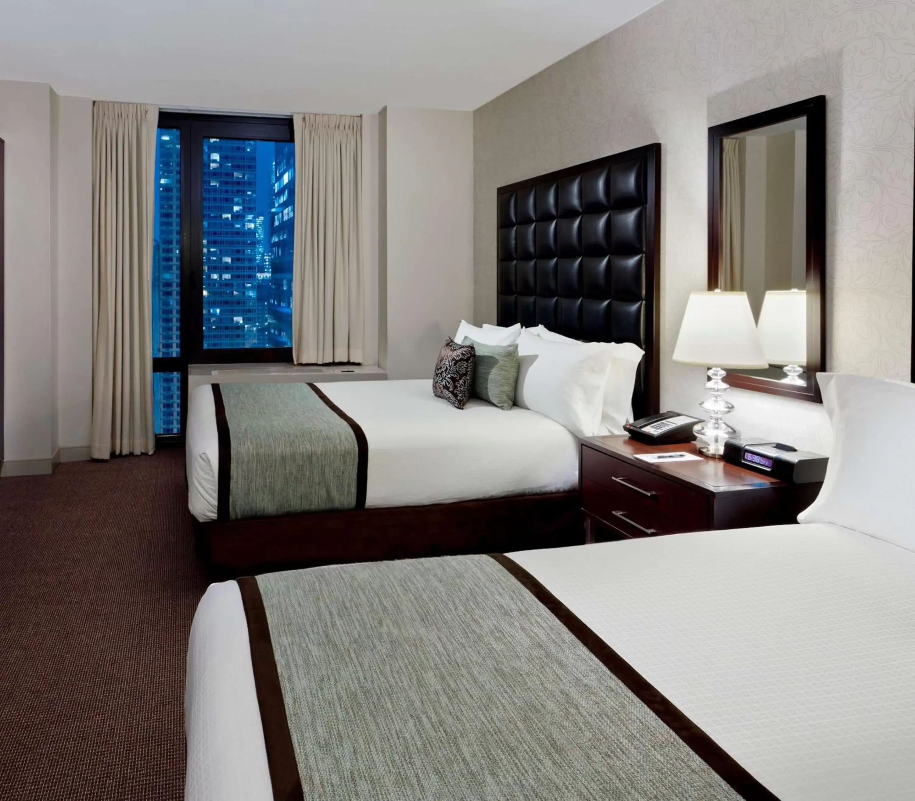 Bed in Distrikt Hotel New York City, Tapestry Collection by Hilton