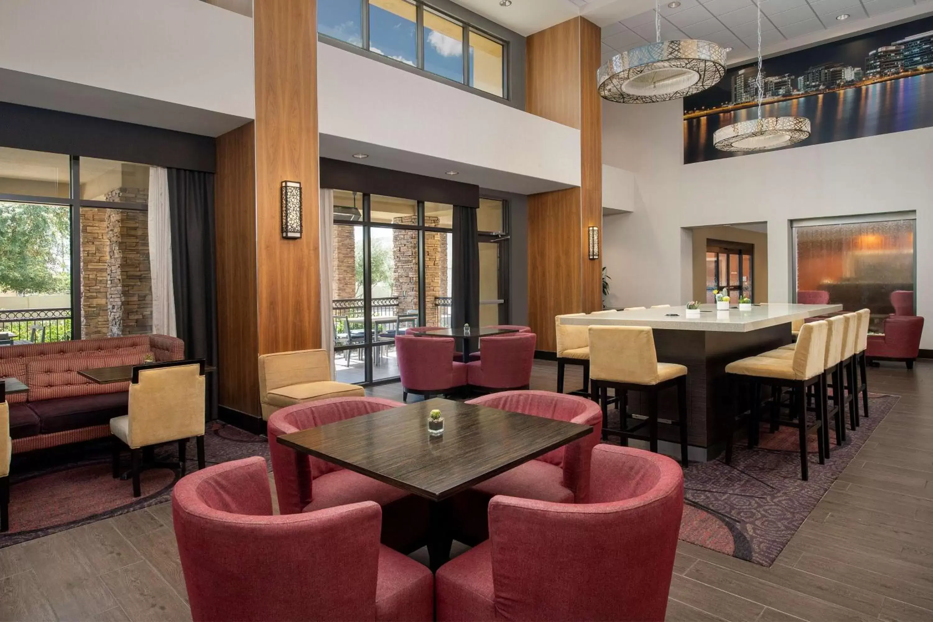 Lobby or reception, Restaurant/Places to Eat in Hampton Inn & Suites Phoenix/Tempe